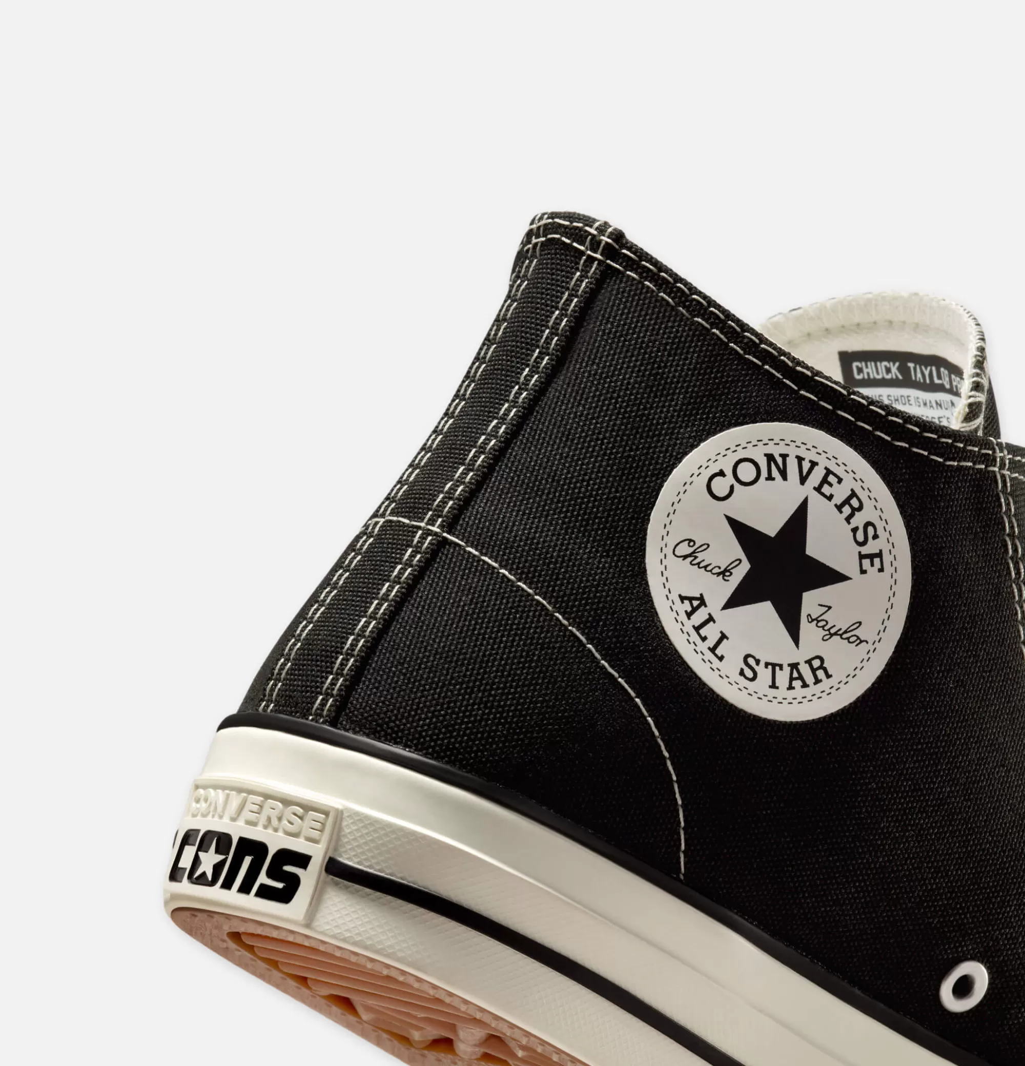 CONVERSE All Star Pro Mid Black^Homme Baskets