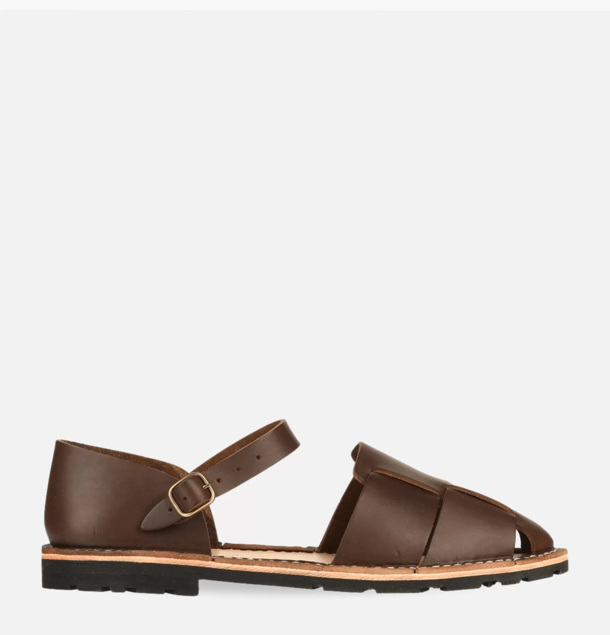 STEVE MONO Artisanal Sandal 11 Chocolate^Homme Sandales