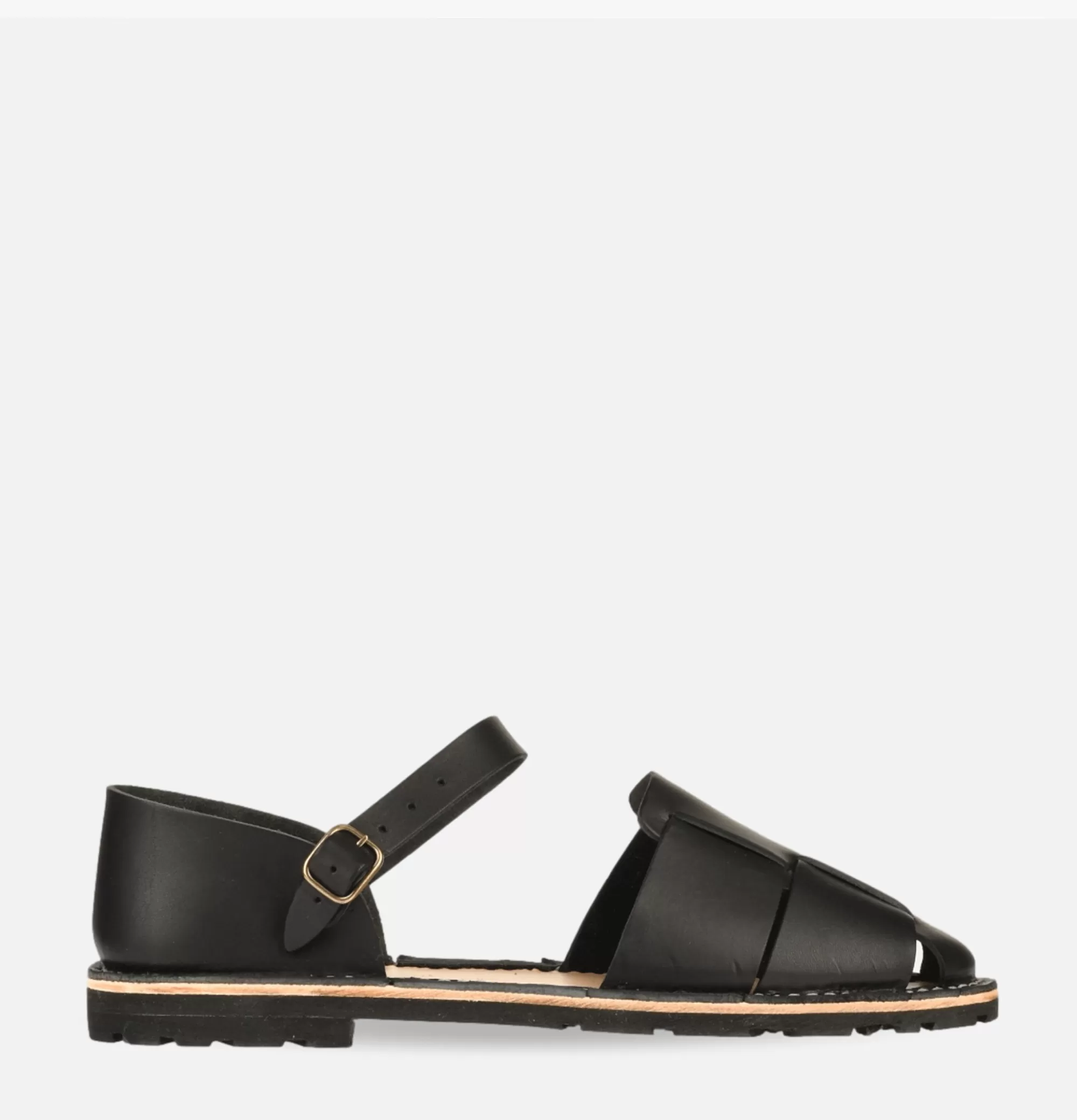 STEVE MONO Artisanal Sandal Shoe 11 Black^Homme Sandales