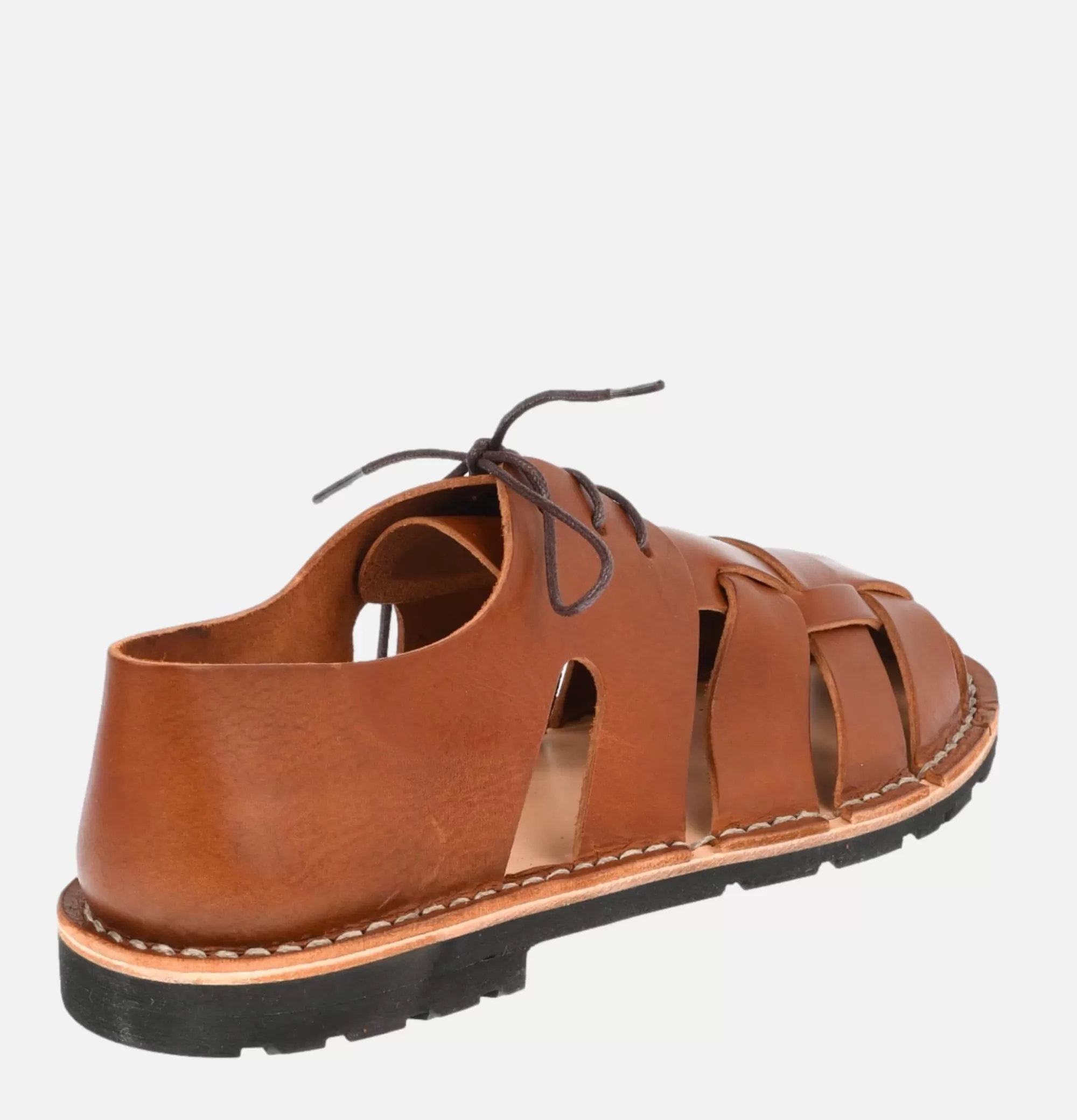 STEVE MONO Artisanal Sandal Shoe Chocolate^Homme Sandales