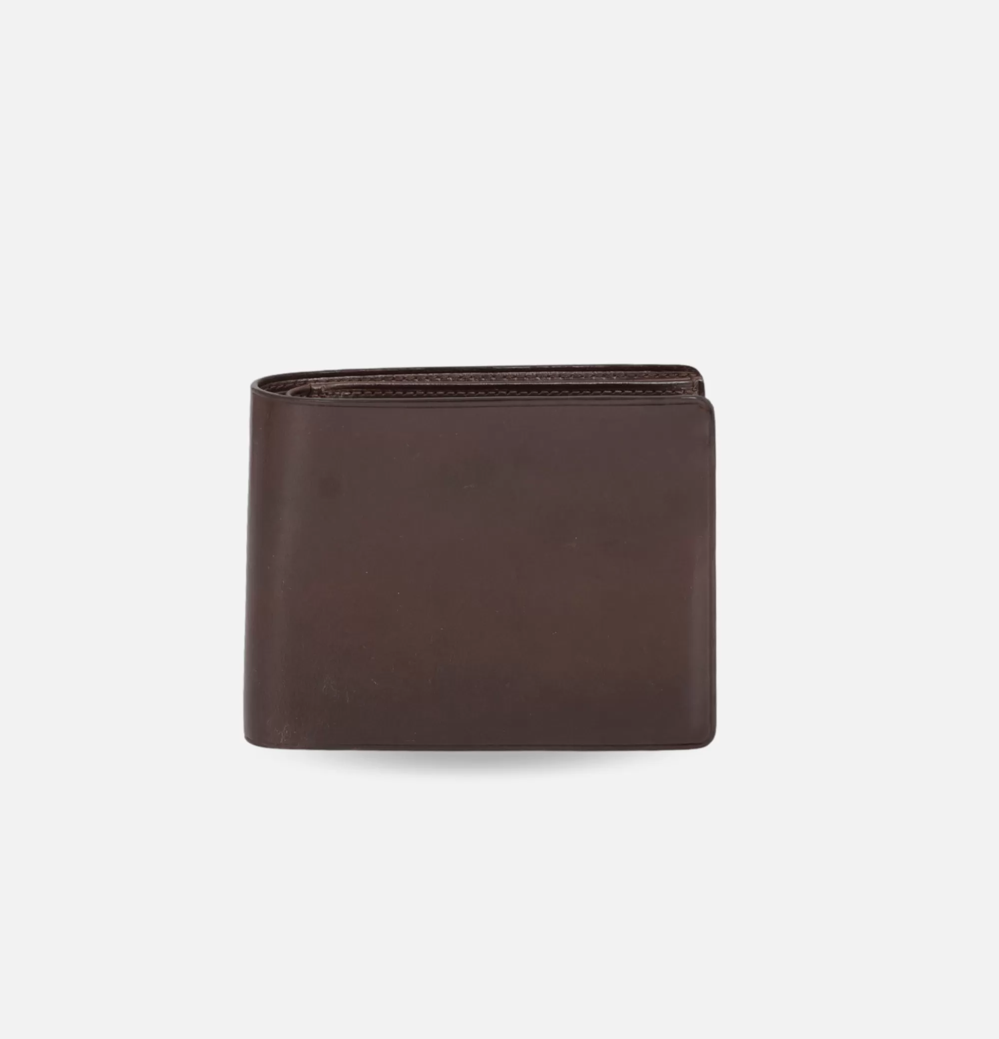 IL BUSSETTO Bi-Fol Wallet/Coin Dark Brown^ Petite Maroquinerie