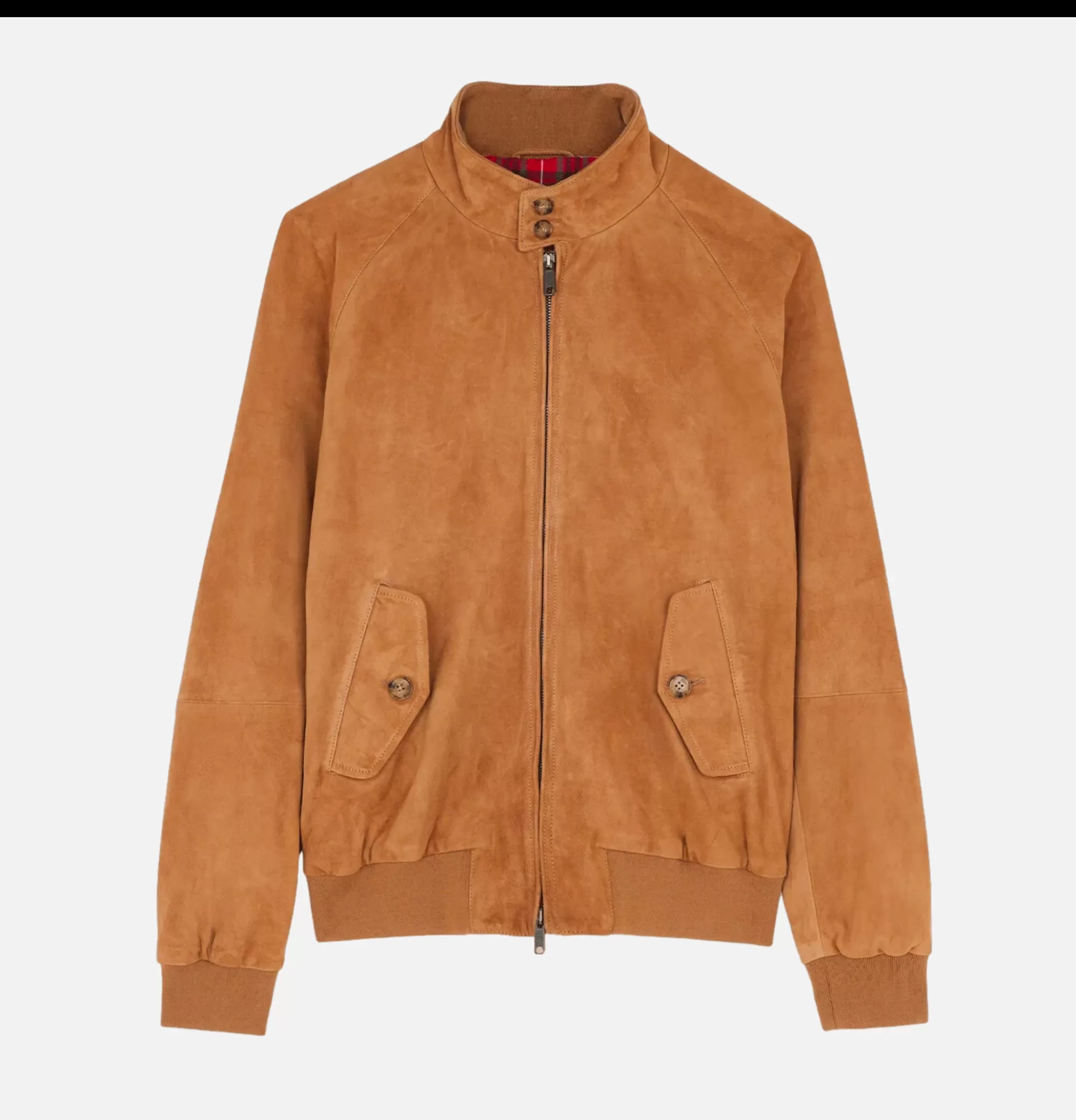 BARACUTA Blouson G9 Suede Tobacco^ Blousons & Manteaux