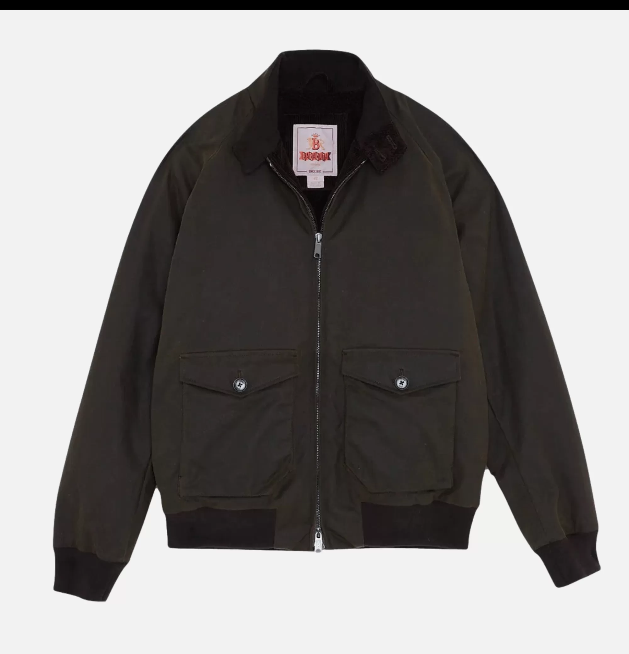 BARACUTA Blouson G9 Waxed Moss Green^ Blousons & Manteaux