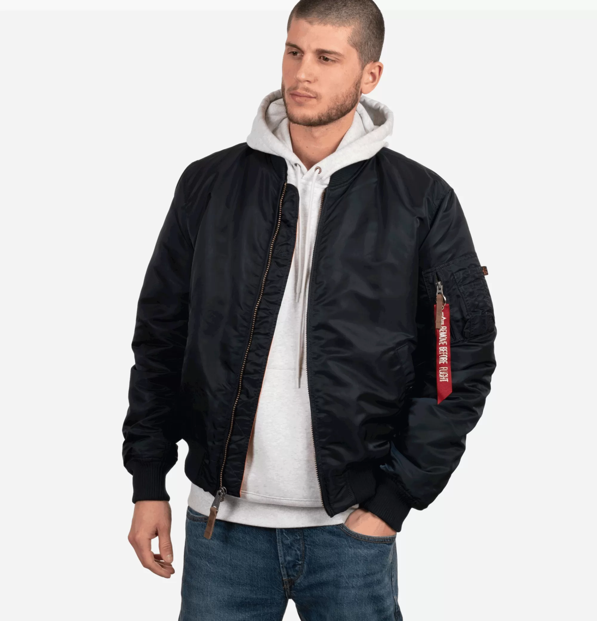 ALPHA INDUSTRIES Bomber Ma-1 Flight Jacket Bleu^ Blousons & Manteaux