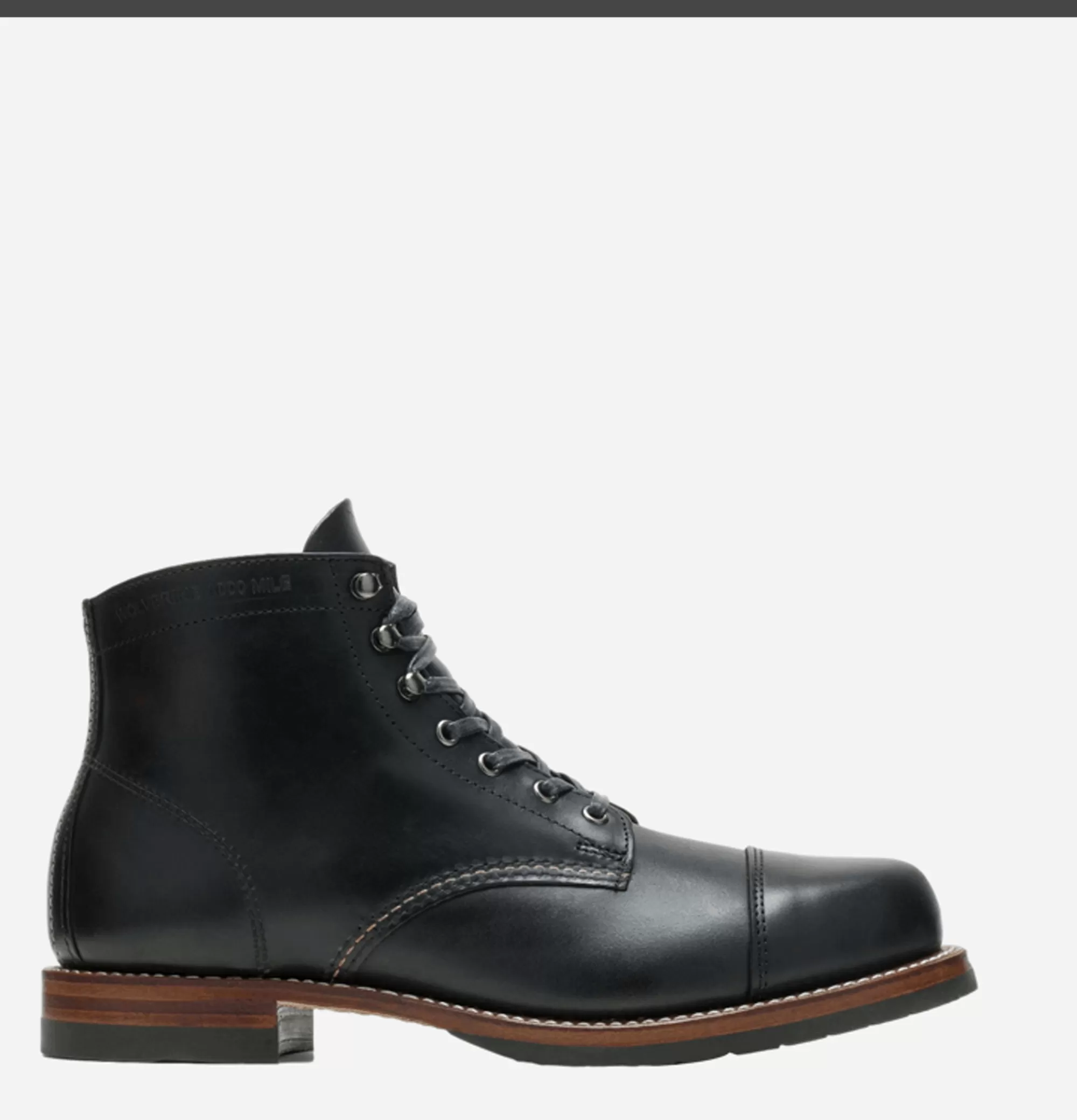 WOLVERINE Boots Cap Toe Black^Homme Bottes