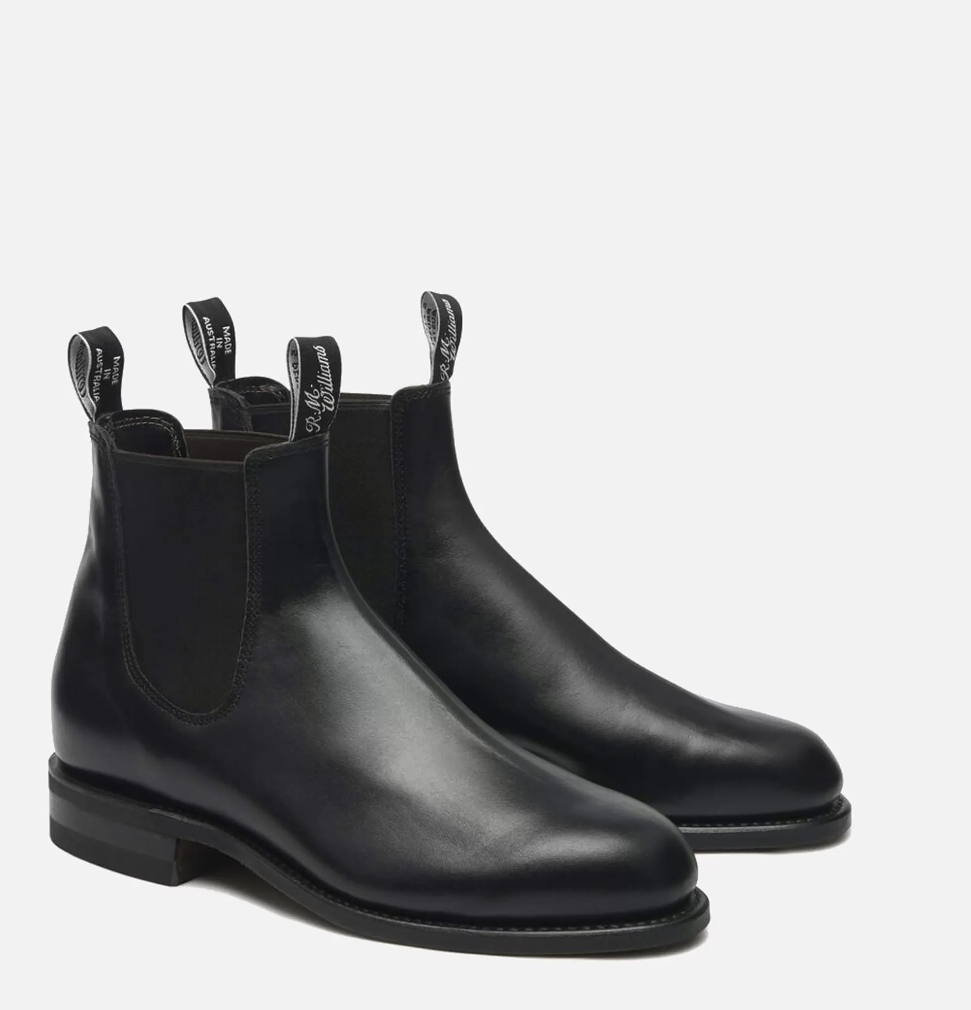 RM WILLIAMS Boots Comfort Turnout Black^Homme Bottes