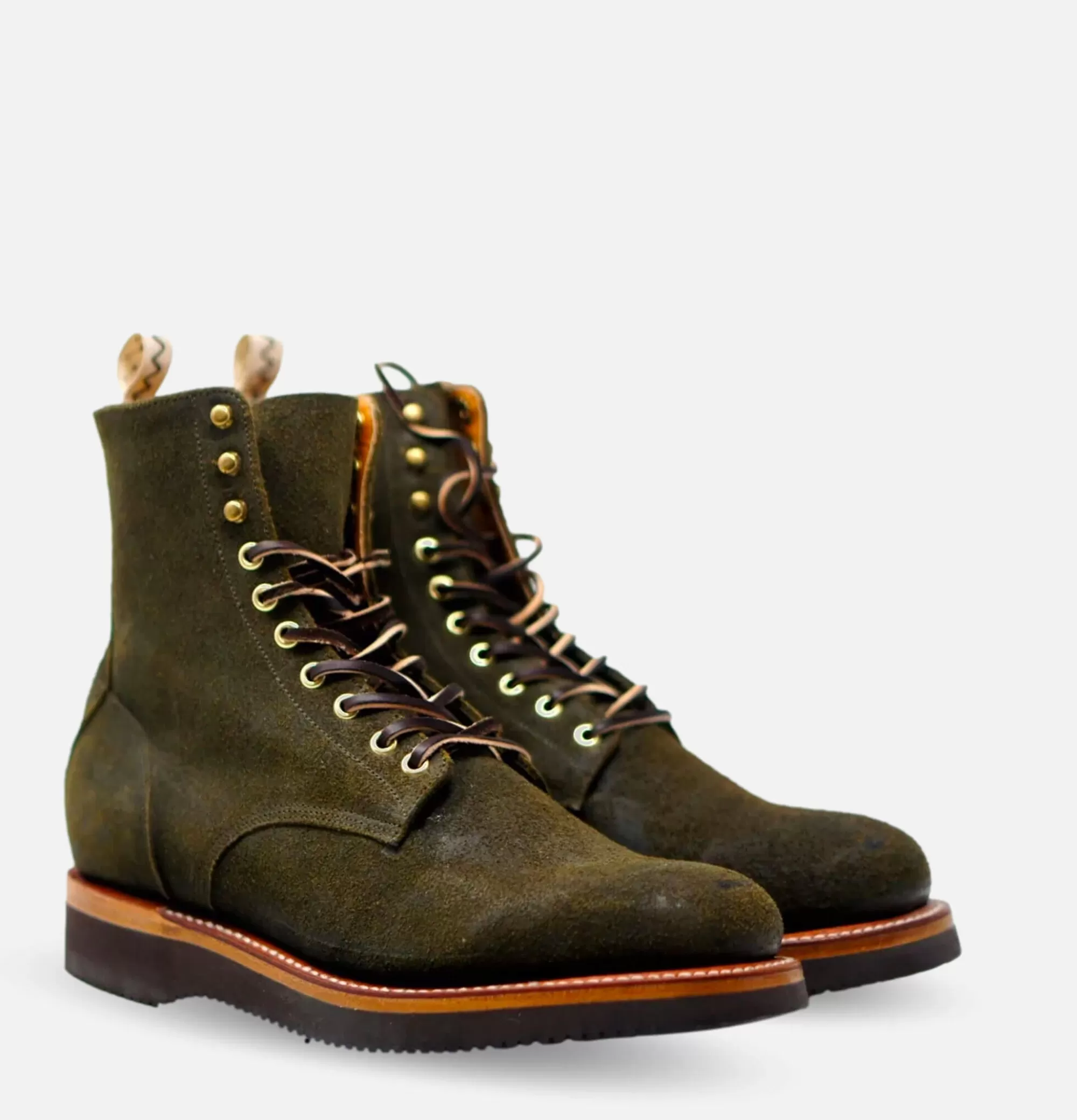 UNMARKED Bottes Hunter Olive Suede^Homme Bottes