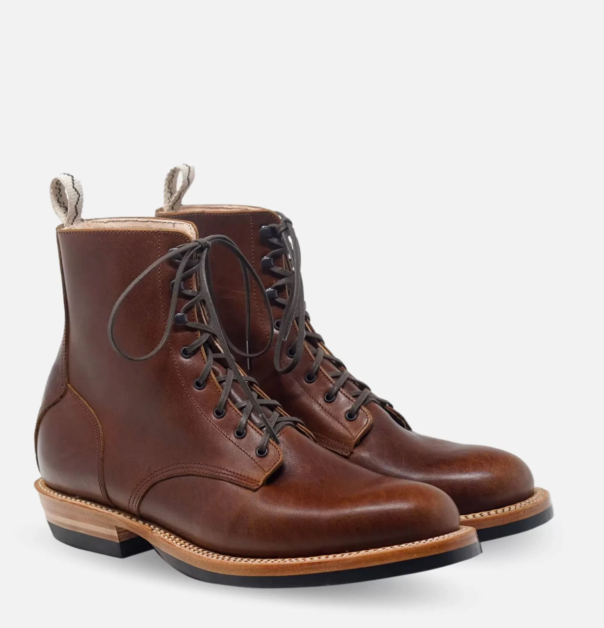 UNMARKED Bottes Plain Toe Db Hunter Tobacco^Homme Bottes