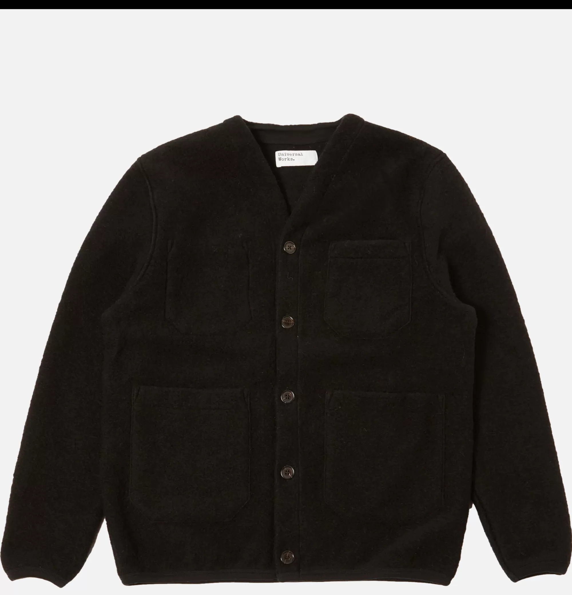 UNIVERSAL WORKS Cardigan Wool Black^ Pulls & Cardigans