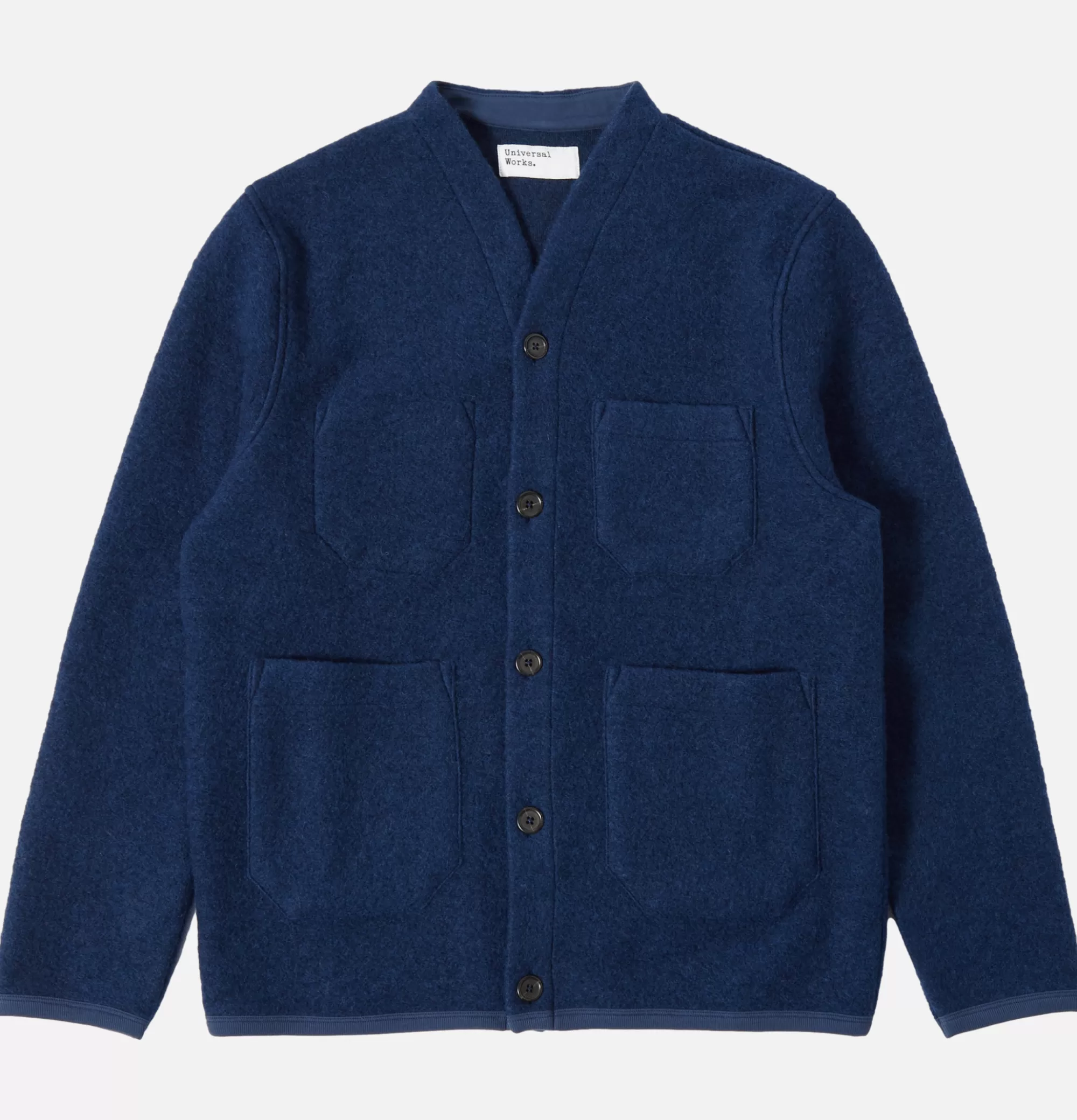 UNIVERSAL WORKS Cardigan Wool Indigo^ Pulls & Cardigans