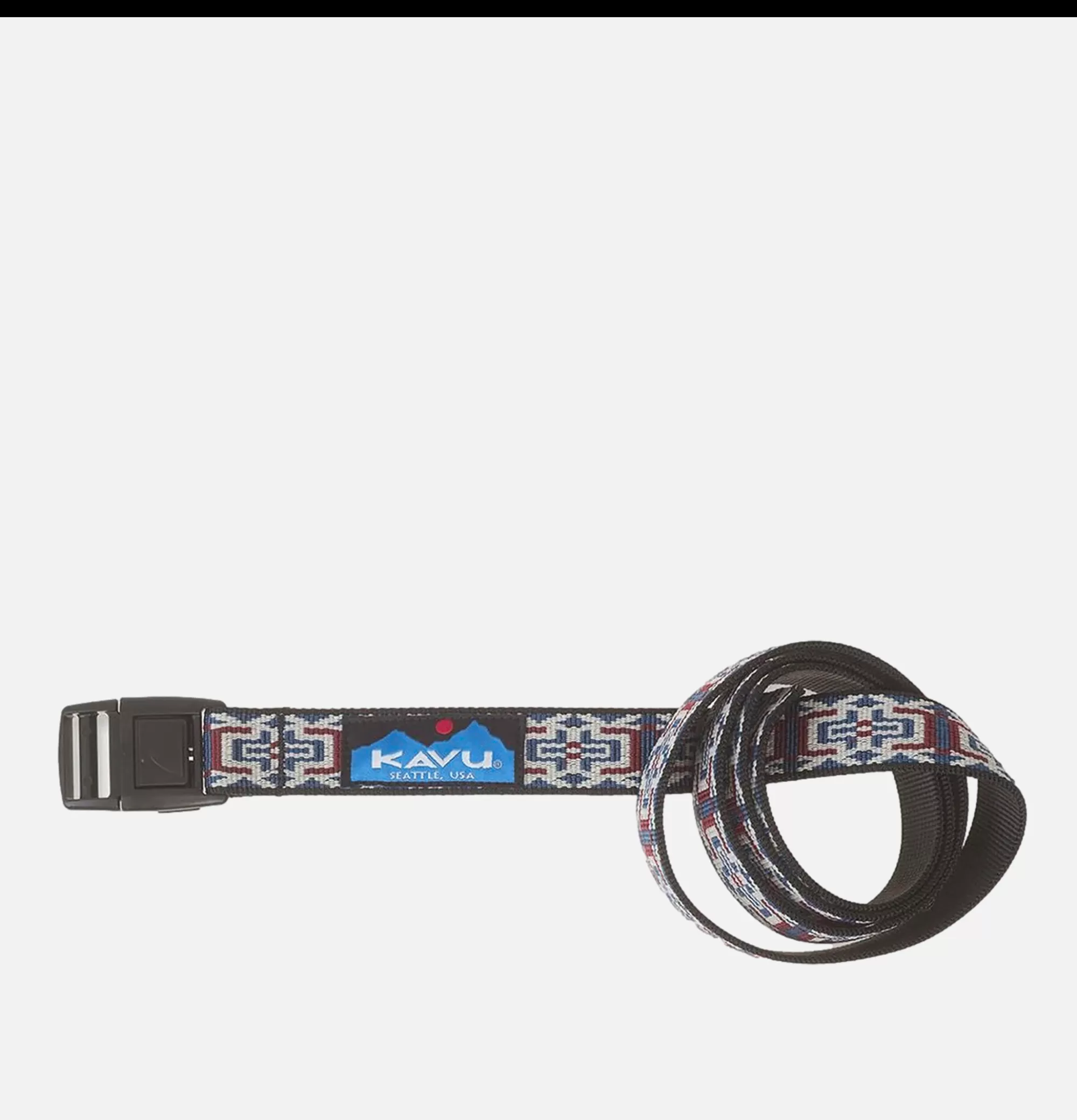 KAVU Ceinture Burly Belt Heritage Trail White^Homme Ceintures