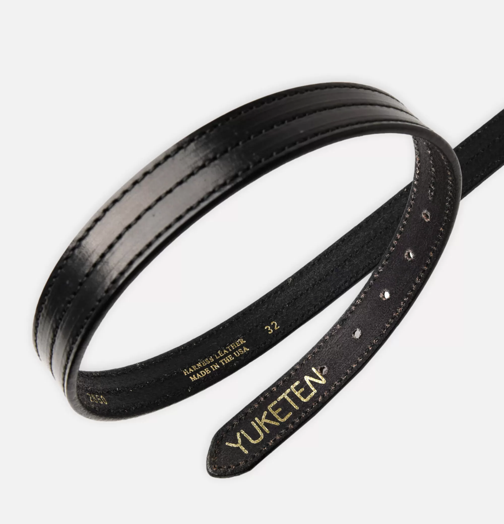 YUKETEN Ceinture Triple Stitched Black^ Ceintures