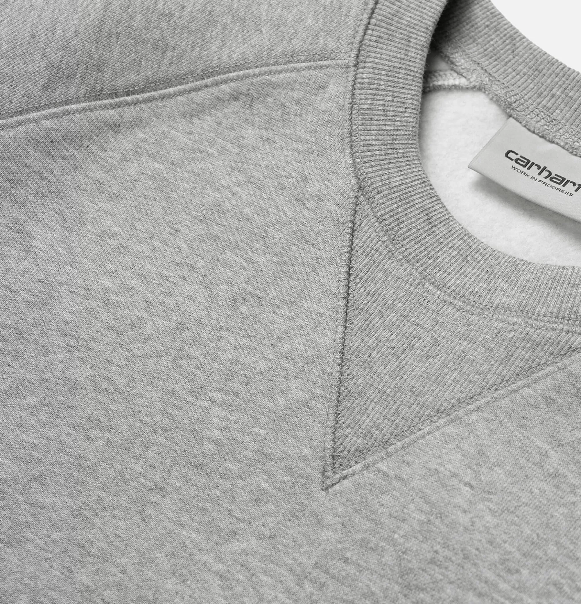 CARHARTT WIP Chase Sweat Grey Heather Gold^ Sweats & Polaires