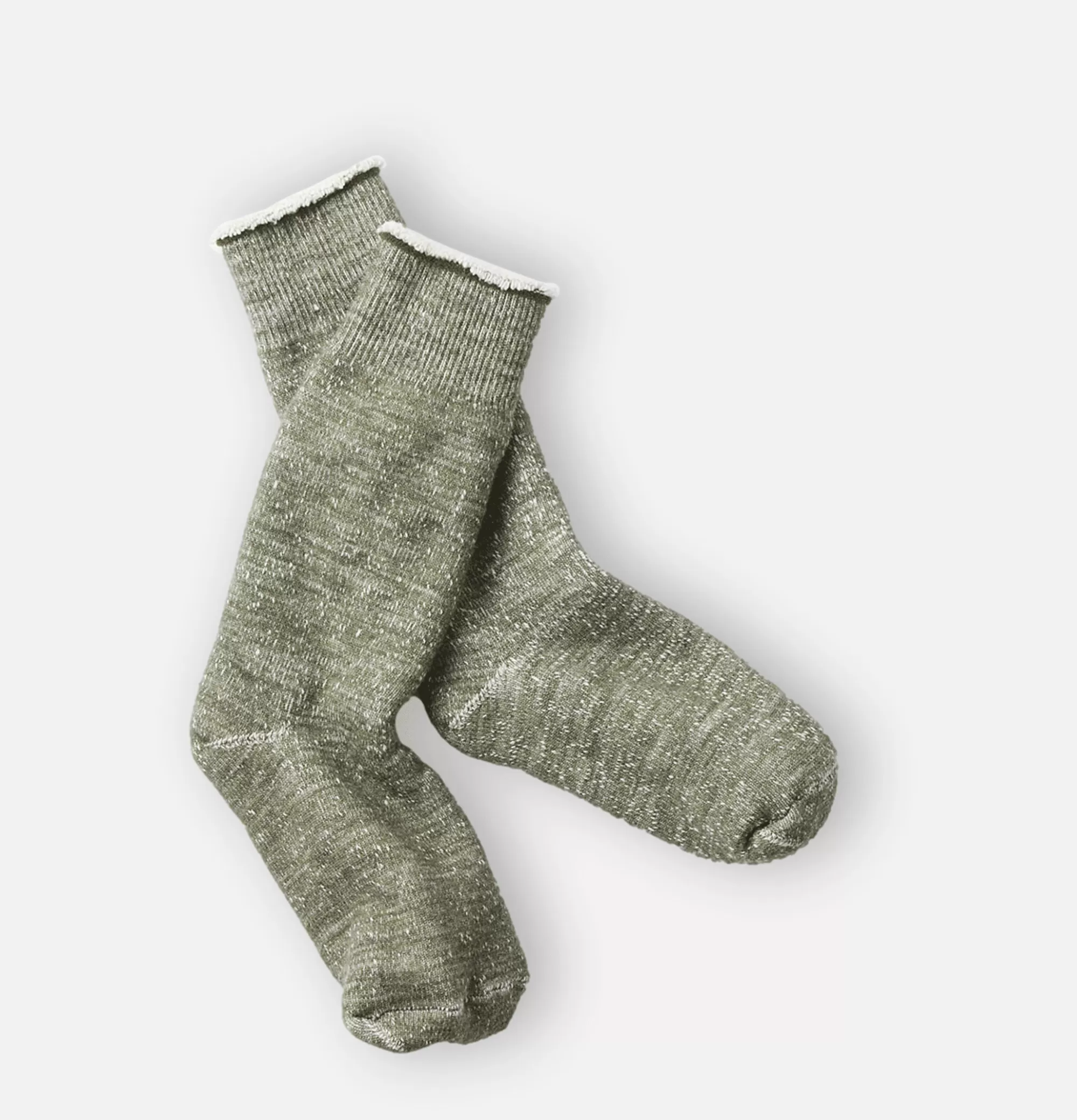 ROTOTO Chaussettes Double Face Green^Homme Chaussettes