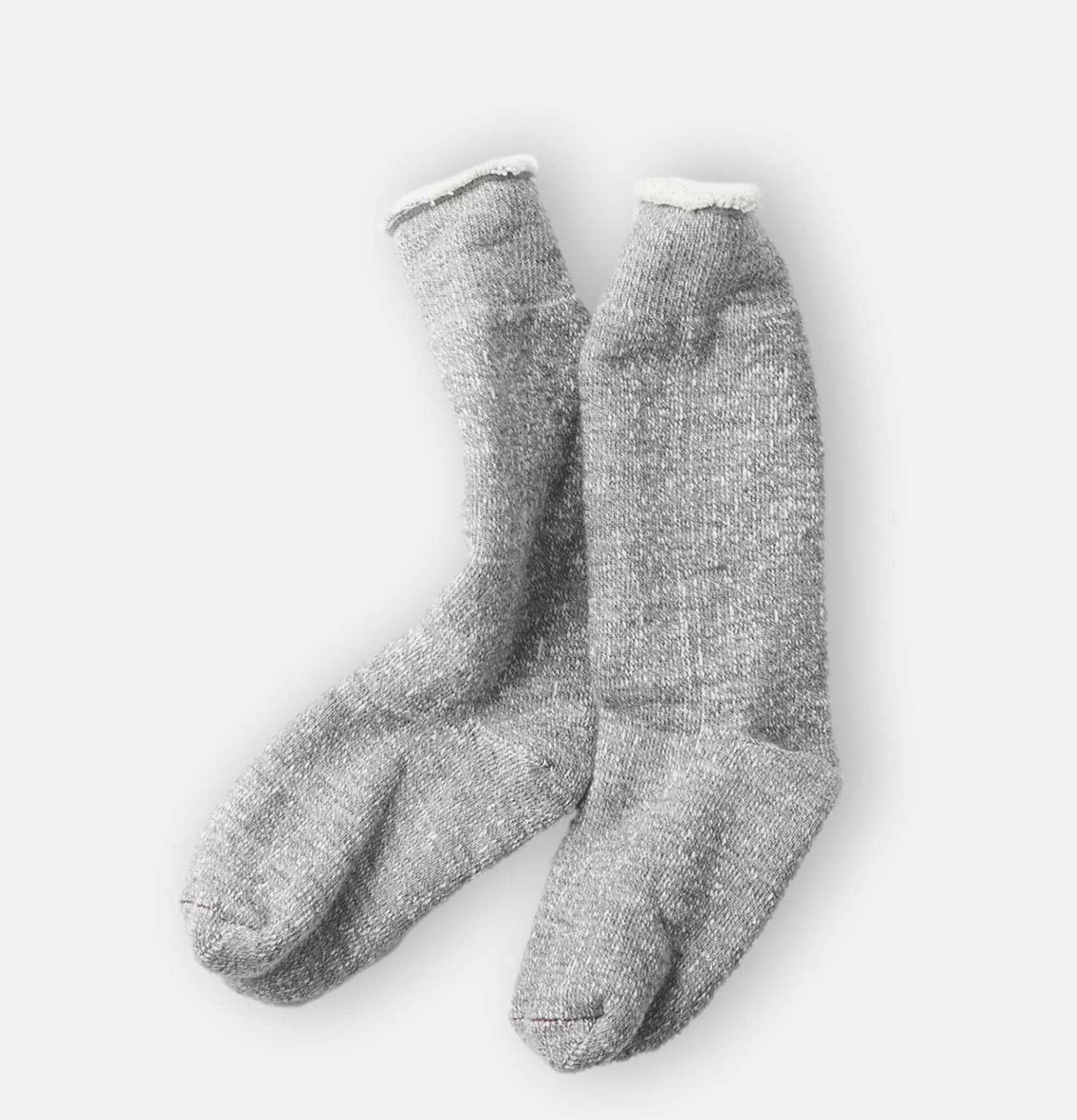 ROTOTO Chaussettes Double Face Med Grey^Homme Chaussettes