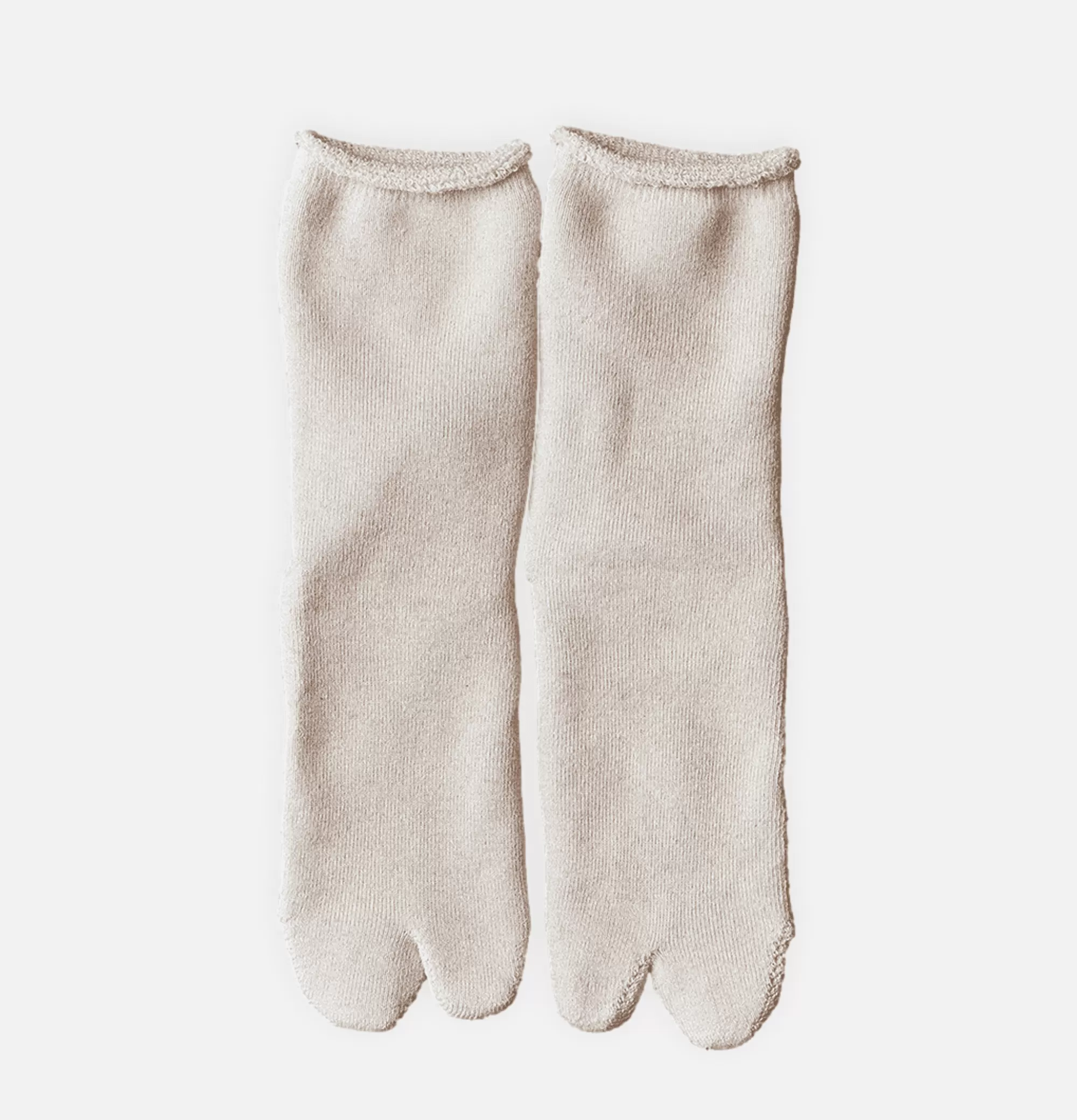 YAHAE Chaussettes Tabi Natural^Homme Chaussettes