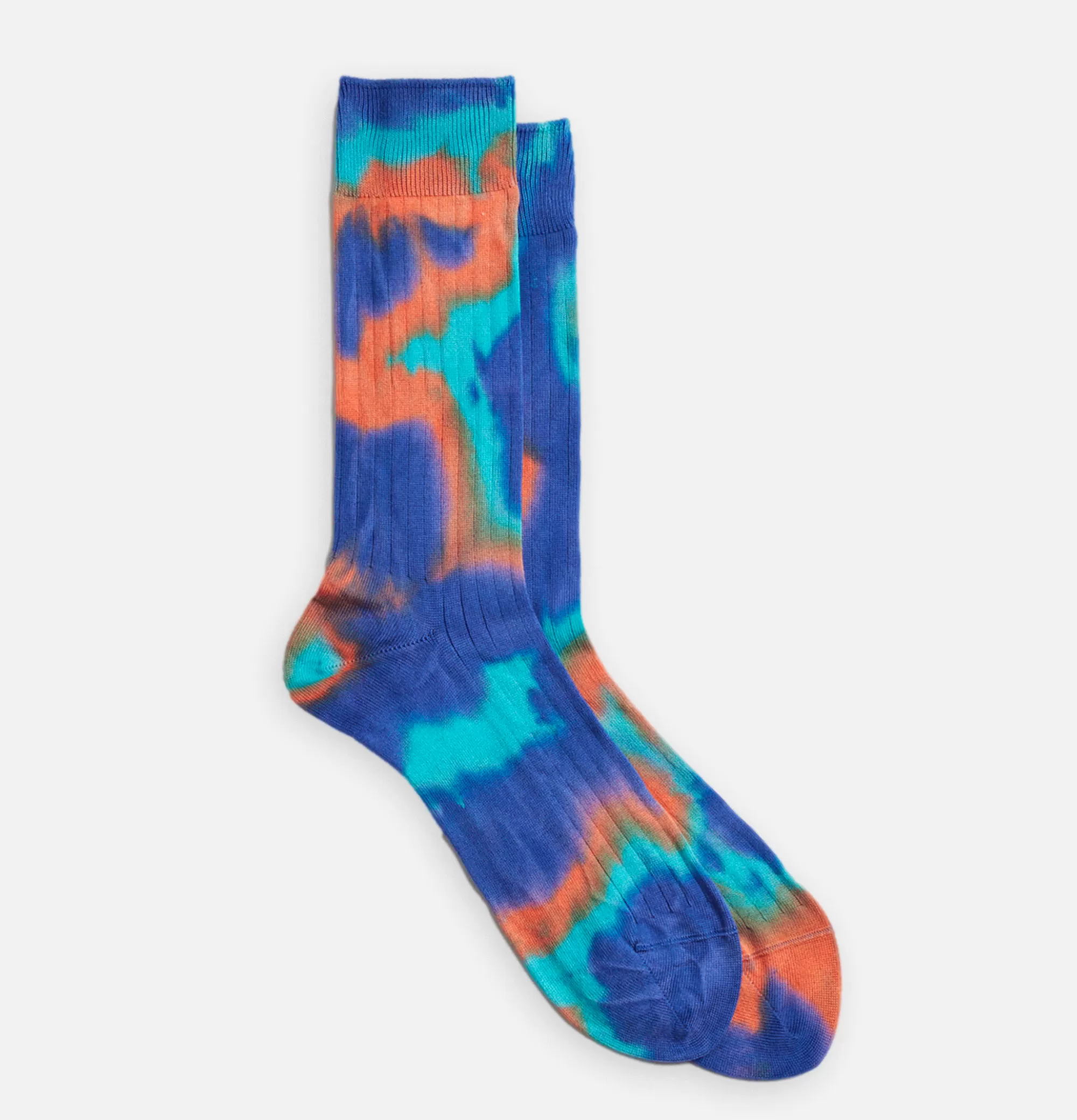 ROTOTO Chaussettes Tie Dye Formal Blue^Homme Chaussettes