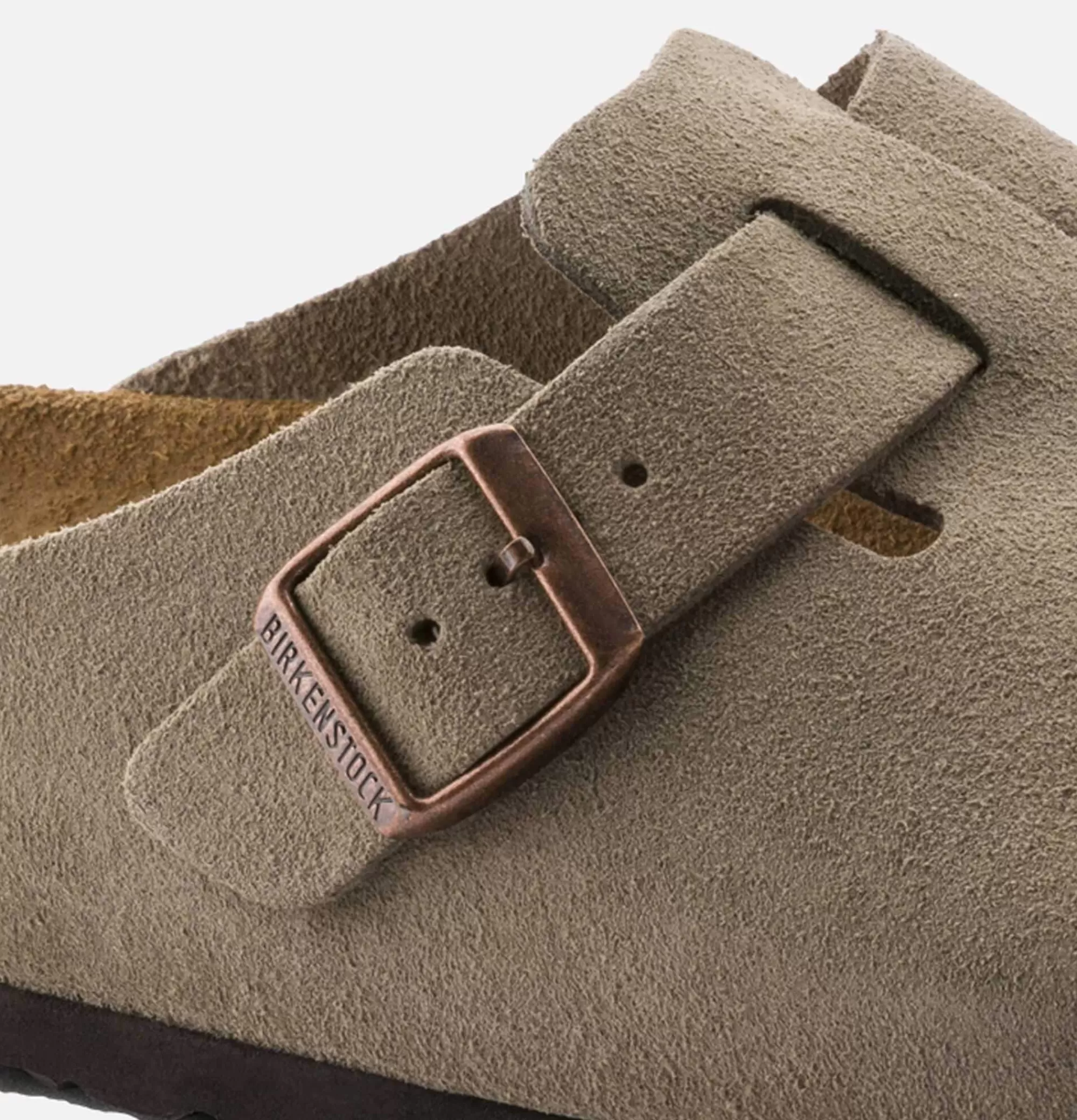 BIRKENSTOCK Chaussures Boston Narrow Taupe^Homme Sandales