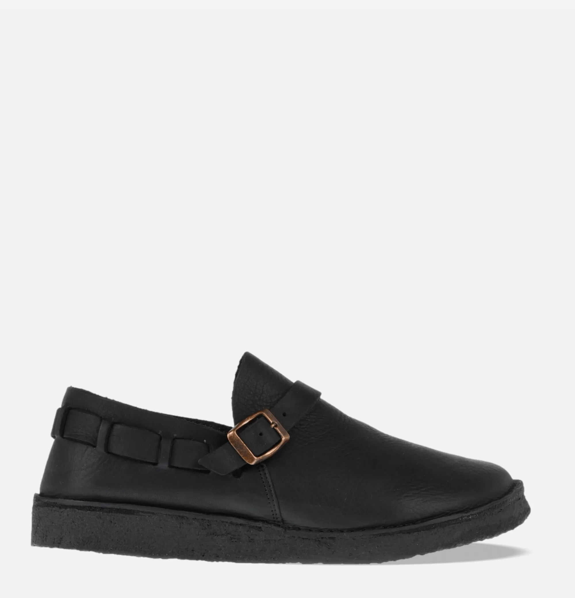 YOGI FOOTWEAR Chaussures Corso Buckle Monk Black^Homme Chaussures