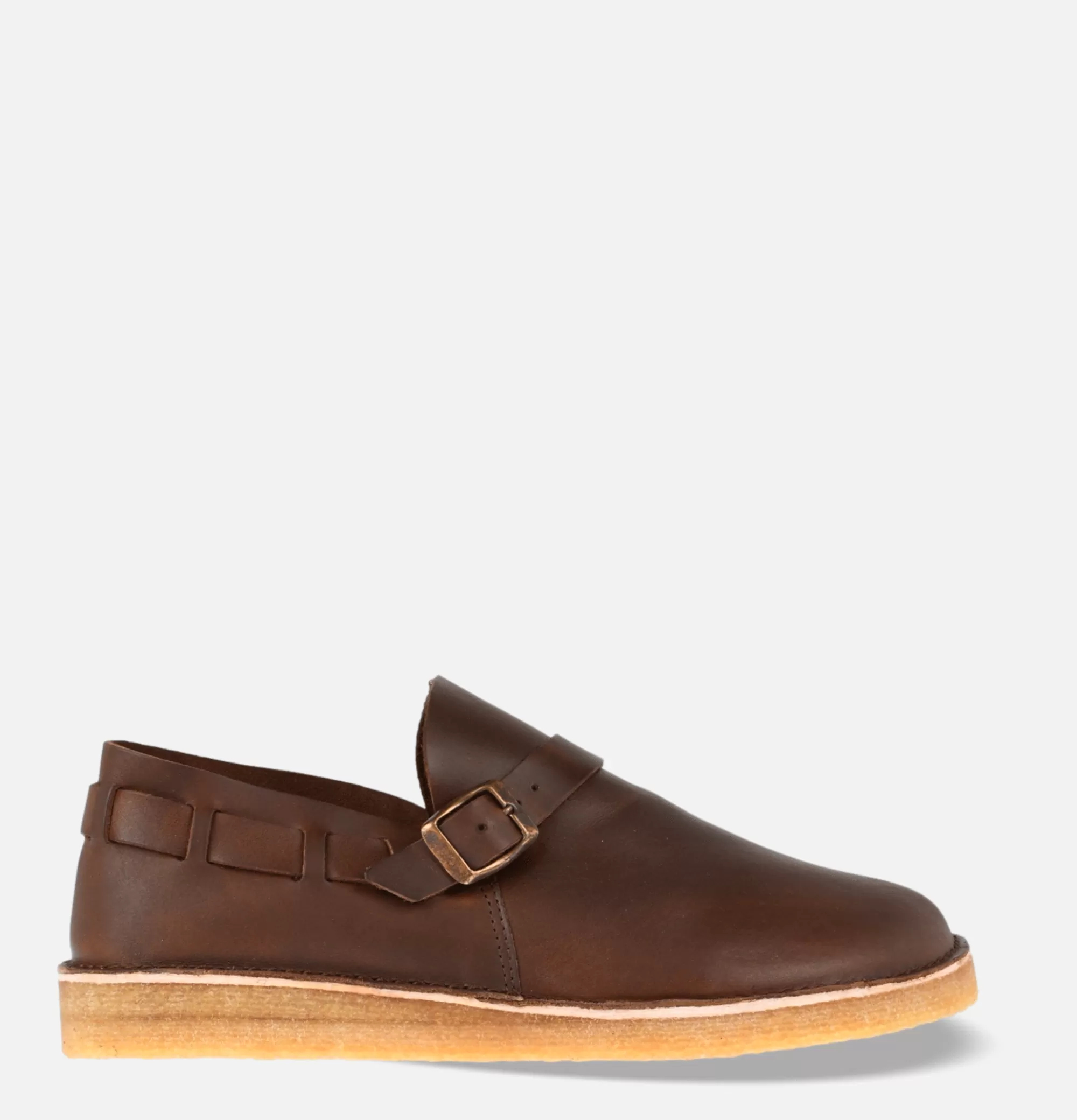 YOGI FOOTWEAR Chaussures Corso Buckle Monk Brown^Homme Chaussures