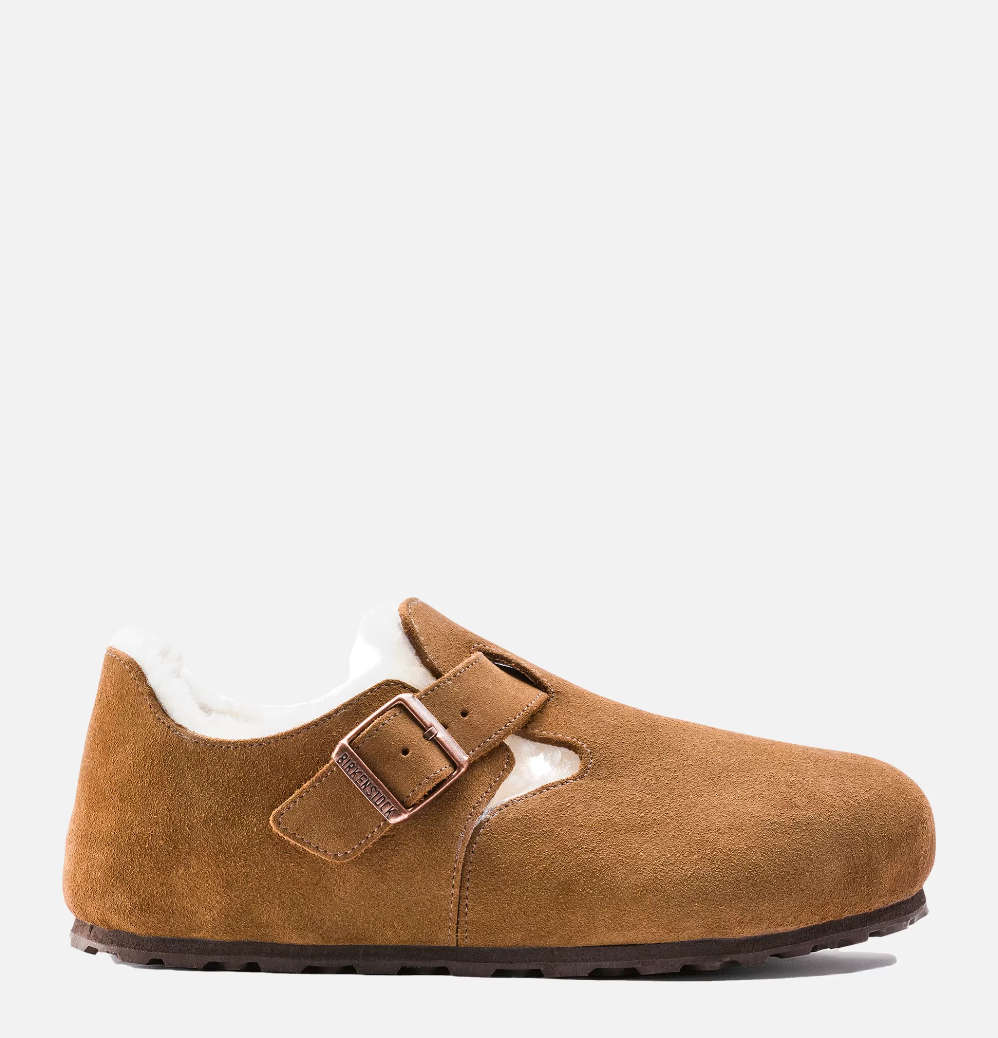 BIRKENSTOCK Chaussures London Shearling Mink^Homme Sandales