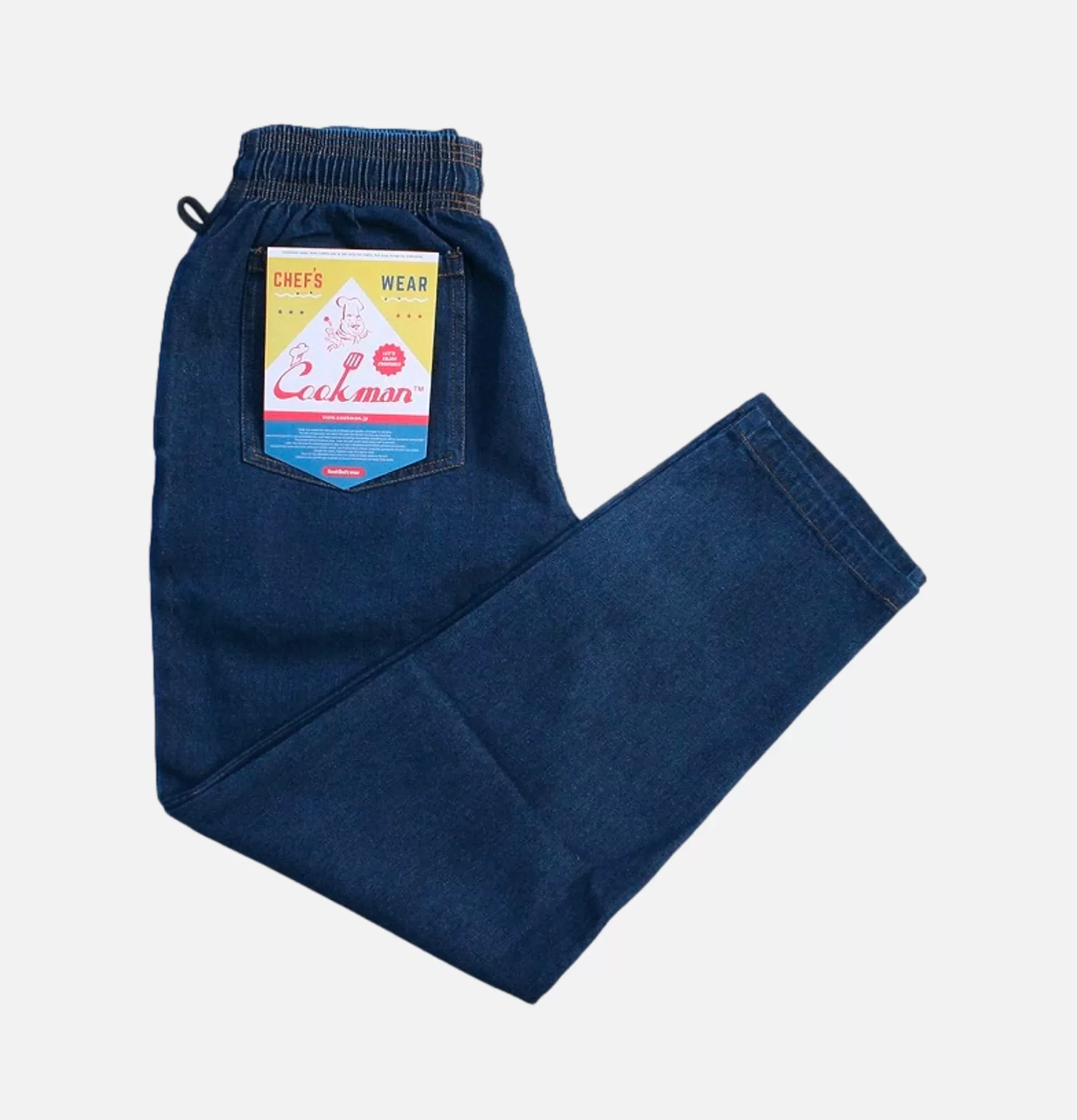 COOKMAN Chef Pant Denim Navy^ Pantalons