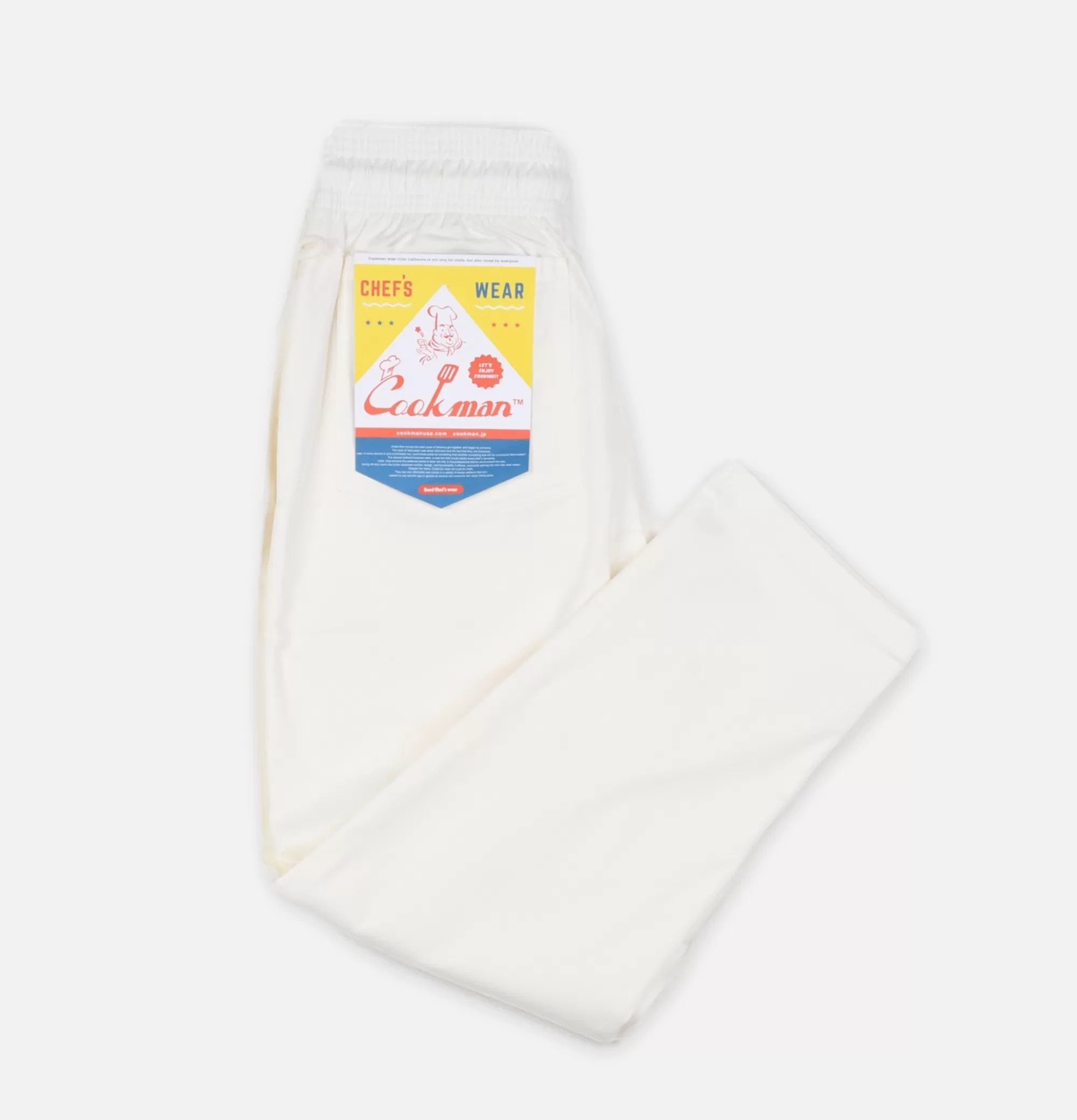 COOKMAN Chef Pant Fry White^ Pantalons