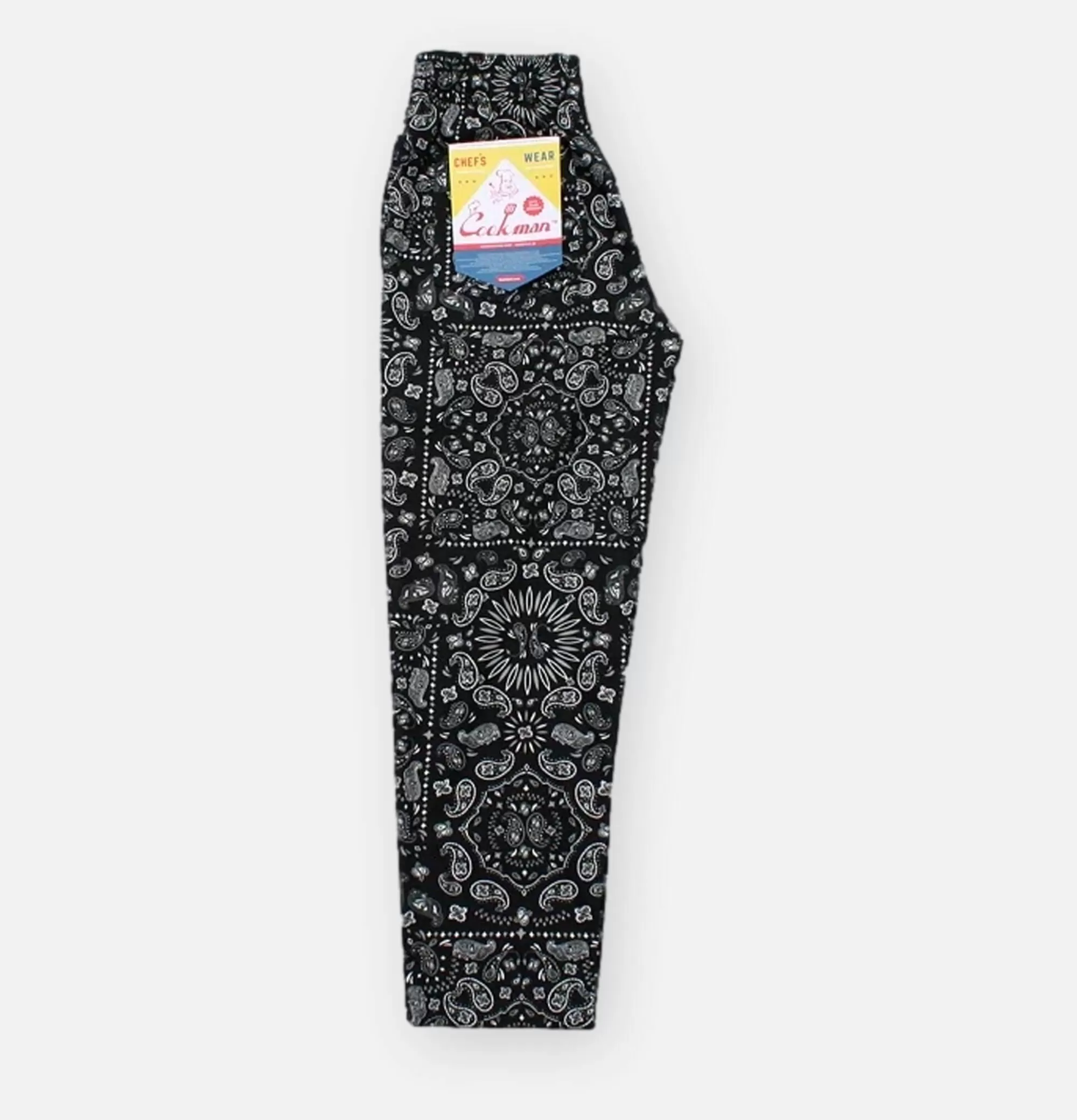 COOKMAN Chef Pant Paisley Black^ Pantalons