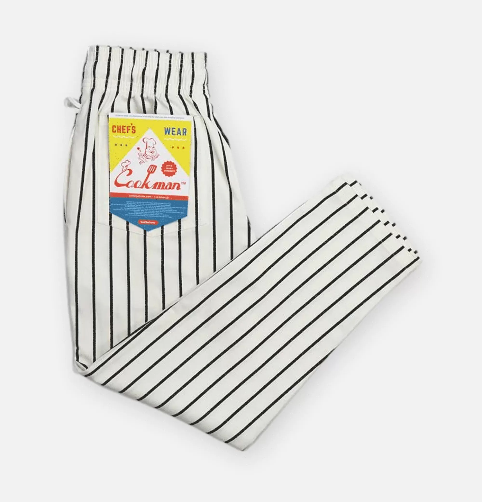 COOKMAN Chef Pant Stripe White^ Pantalons