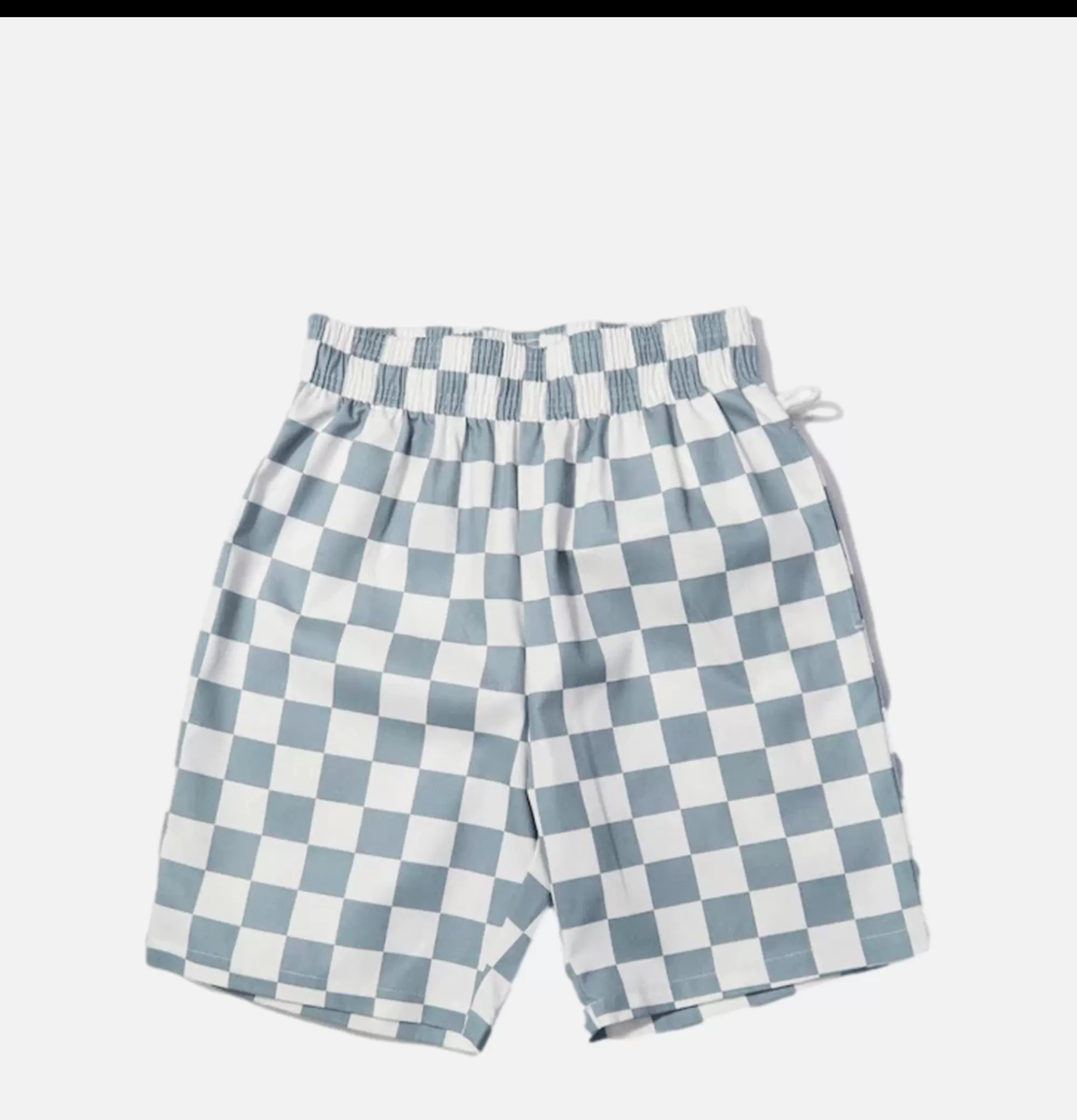 COOKMAN Chef Short Checker Gray^ Shorts