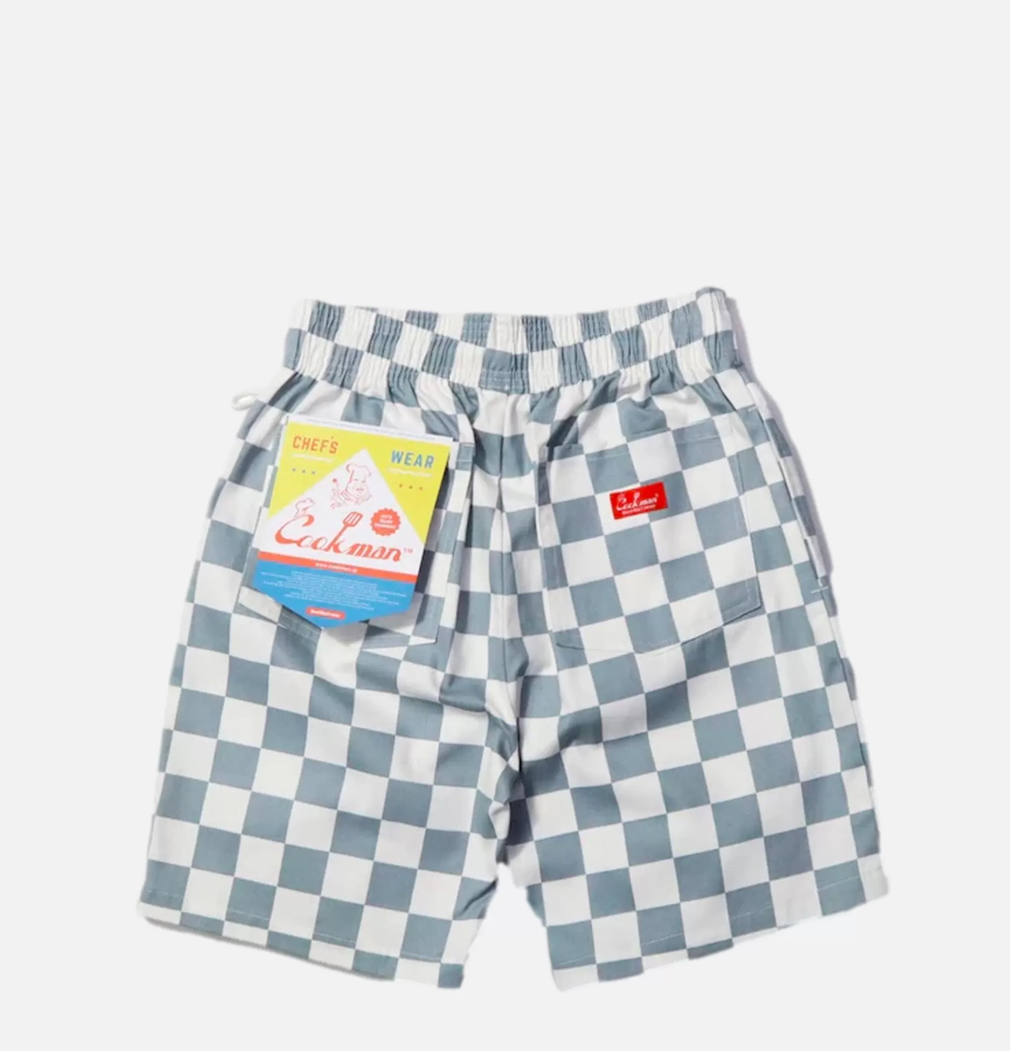 COOKMAN Chef Short Checker Gray^ Shorts