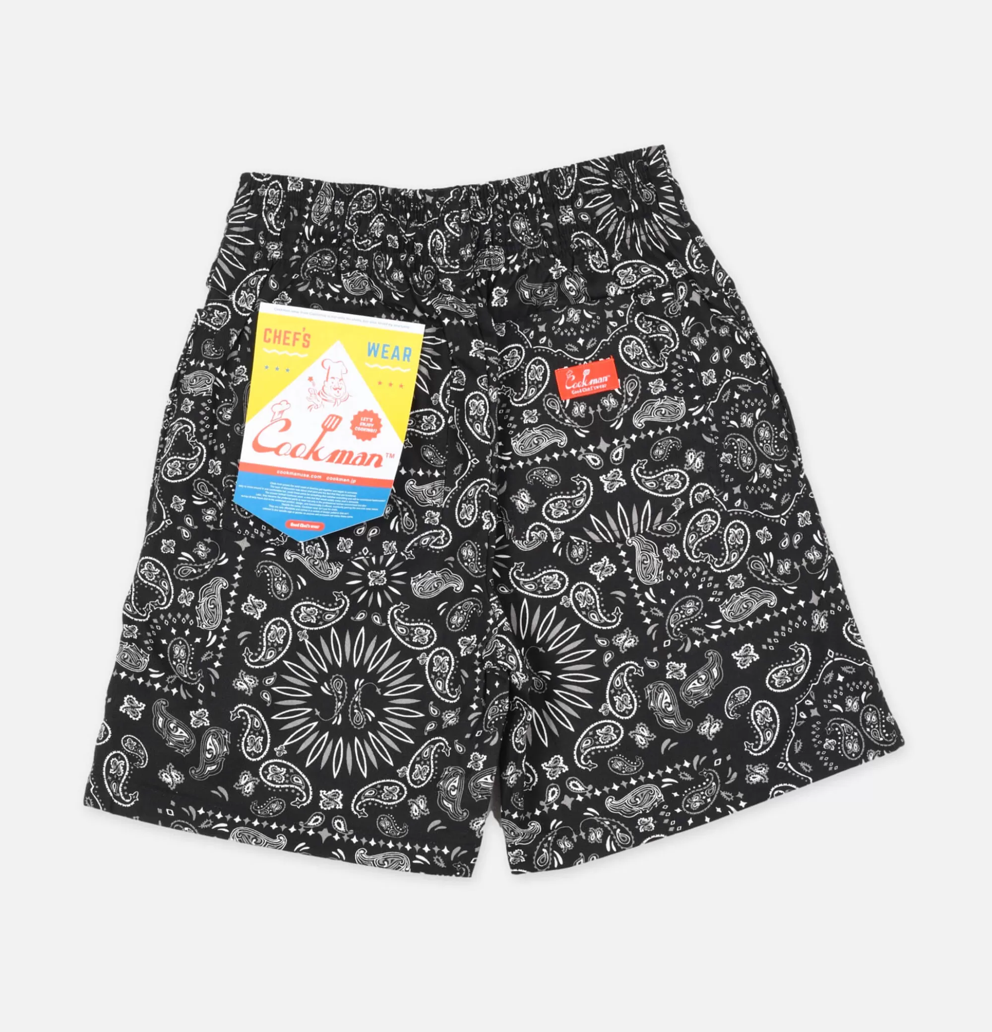 COOKMAN Chef Short Paisley Black^ Shorts