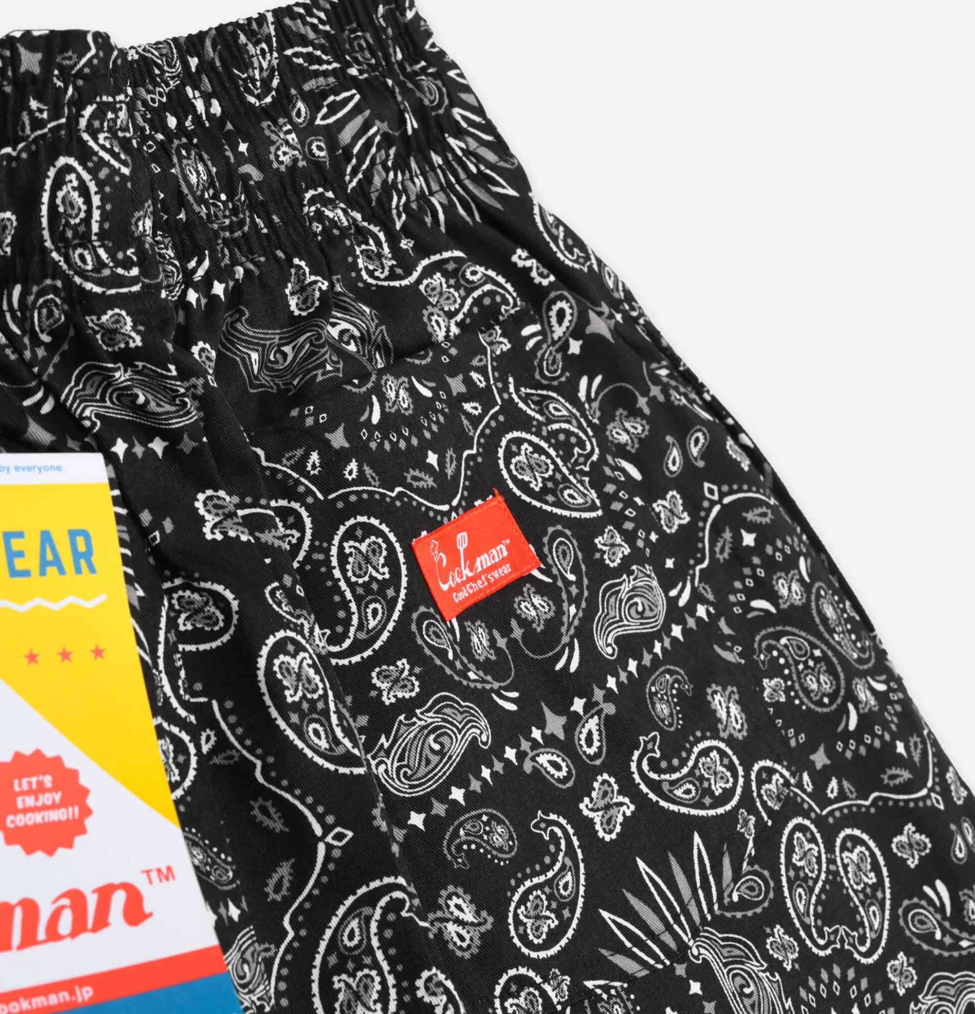 COOKMAN Chef Short Paisley Black^ Shorts