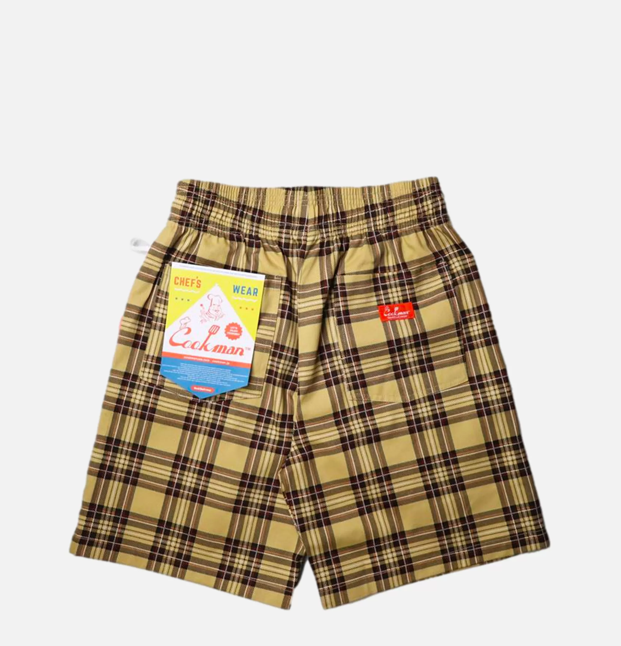 COOKMAN Chef Short Tartan Beige^ Shorts