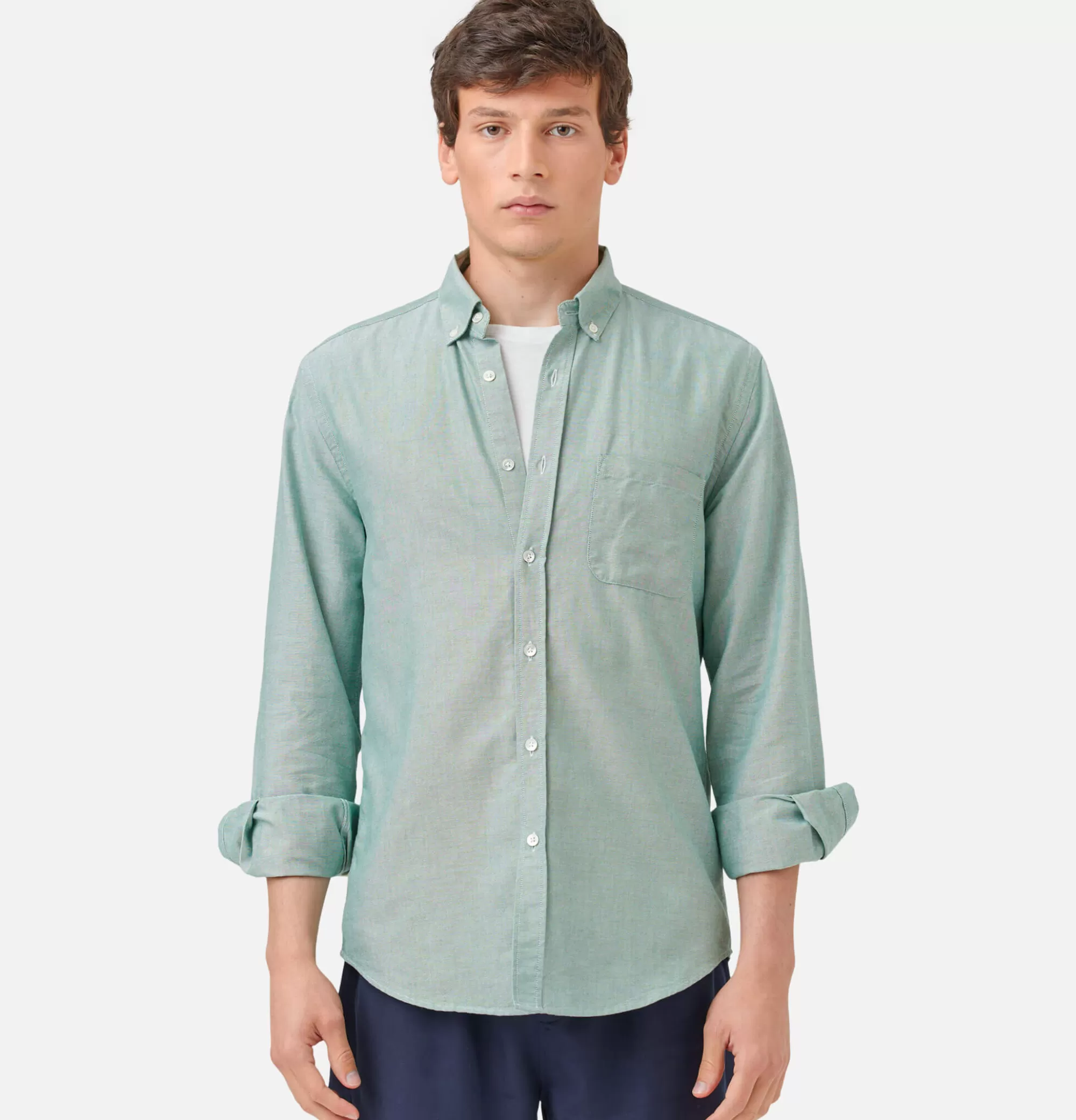 PORTUGUESE FLANNEL Chemise Belavista Green^ Chemises & Polos