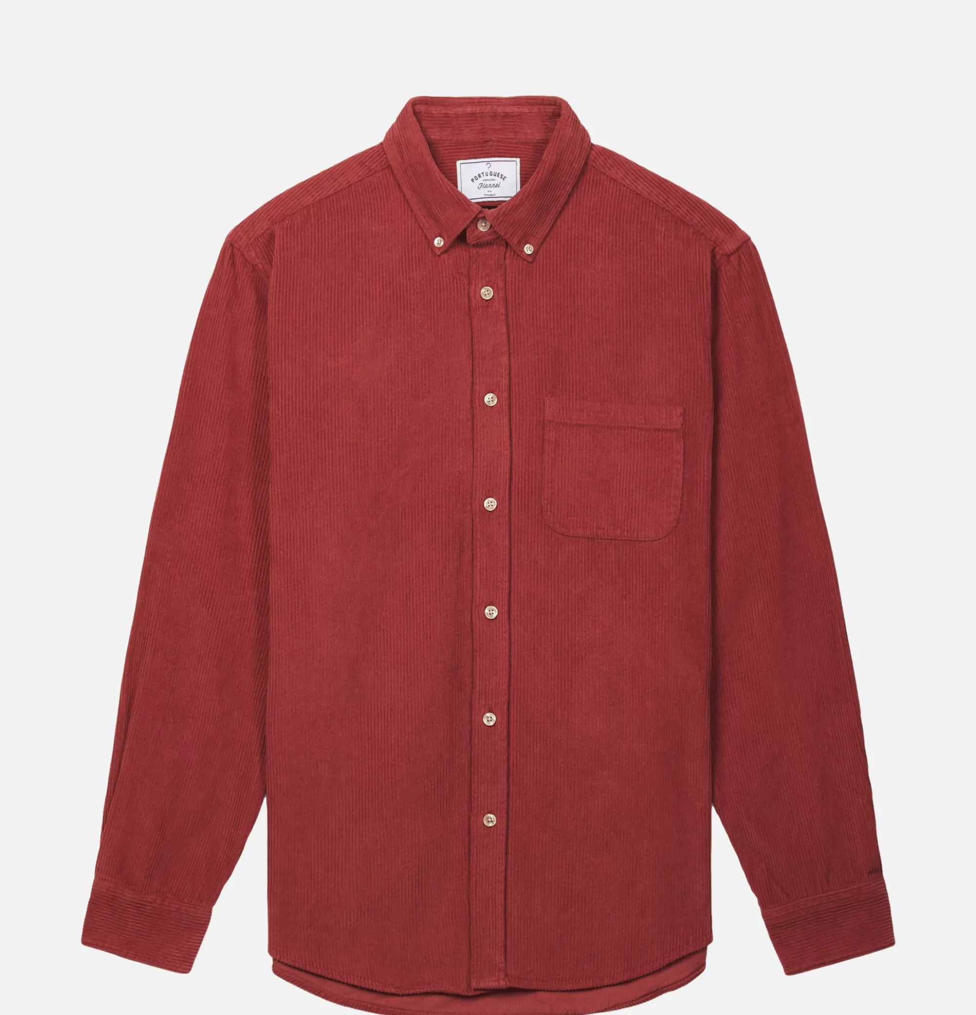 PORTUGUESE FLANNEL Chemise Lobo Cord Bordeaux^ Chemises & Polos