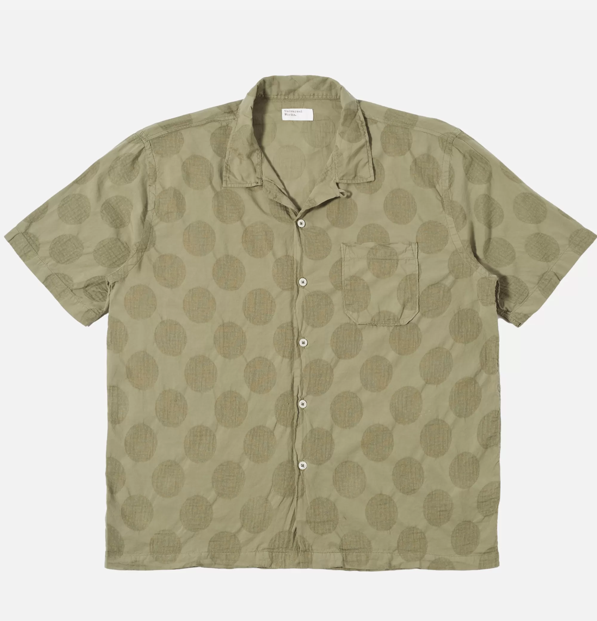 UNIVERSAL WORKS Chemise Road Dot Olive^ Chemises & Polos