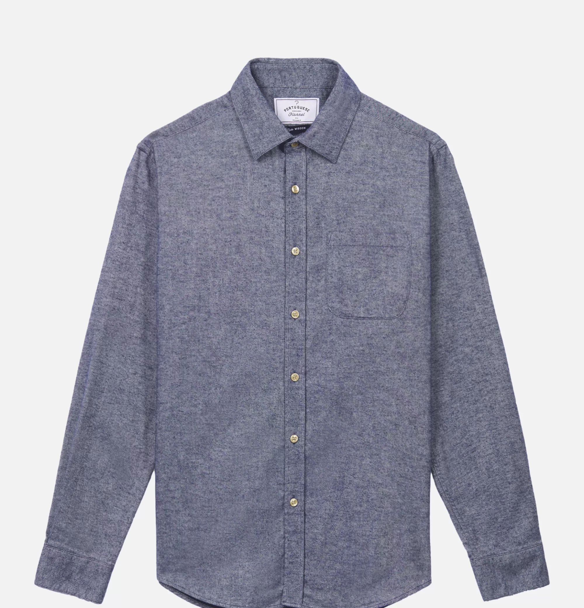 PORTUGUESE FLANNEL Chemise Teca Indigo^ Chemises & Polos