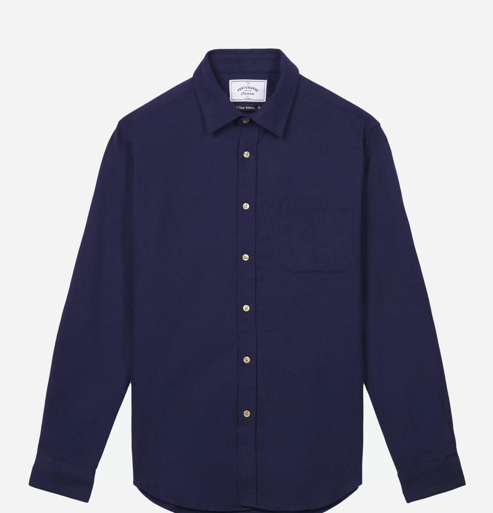 PORTUGUESE FLANNEL Chemise Teca Navy^ Chemises & Polos