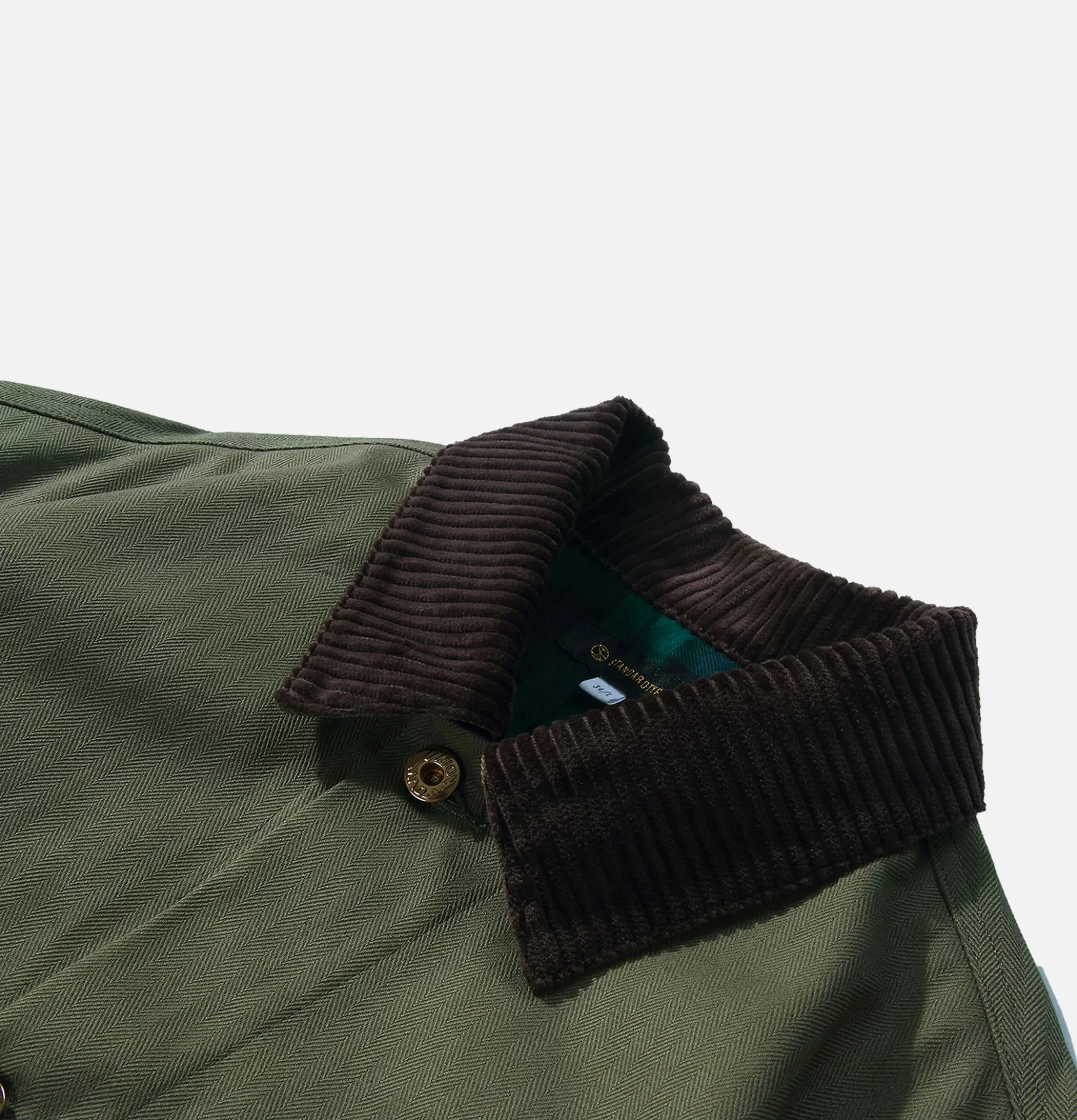 STANDARD TYPES Corduroy Collar Jacket Green^ Blousons & Manteaux