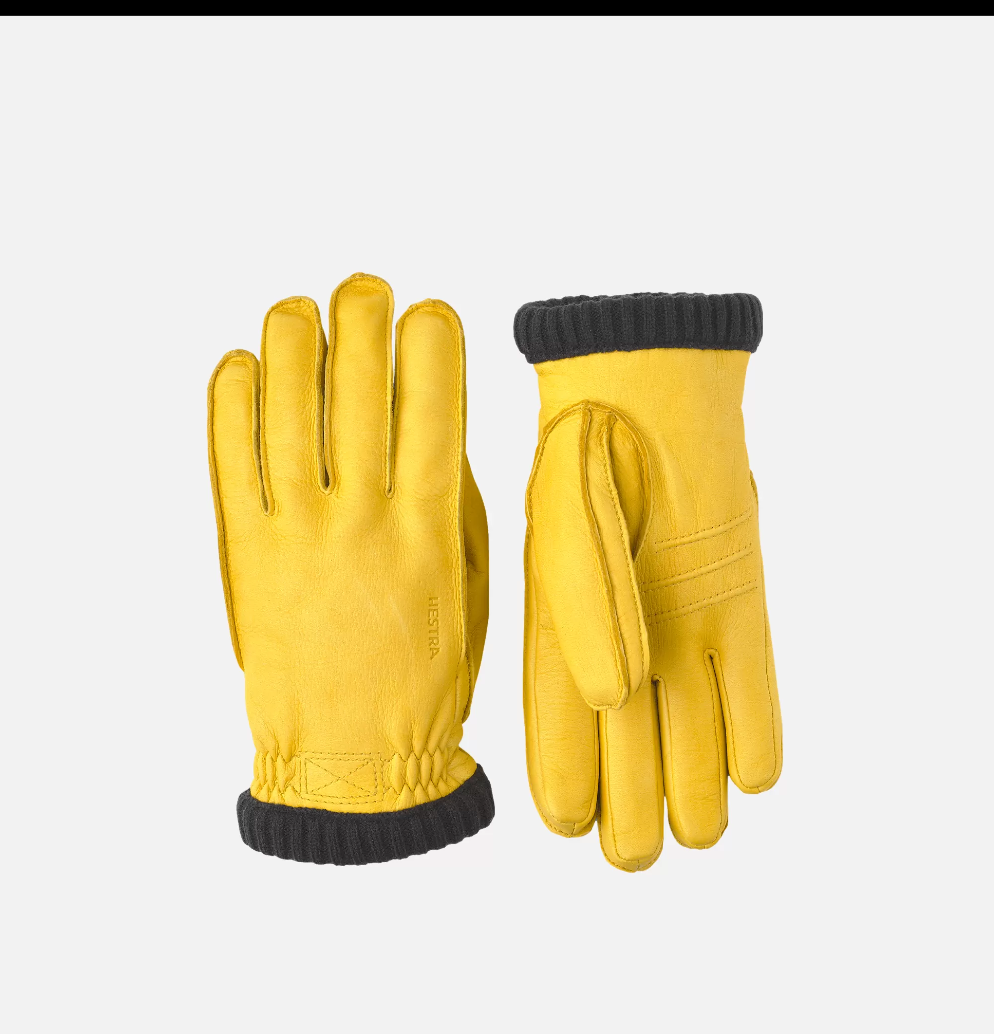 HESTRA Deerskin Gloves Yellow^ Gants • Bonnets • Echarpes