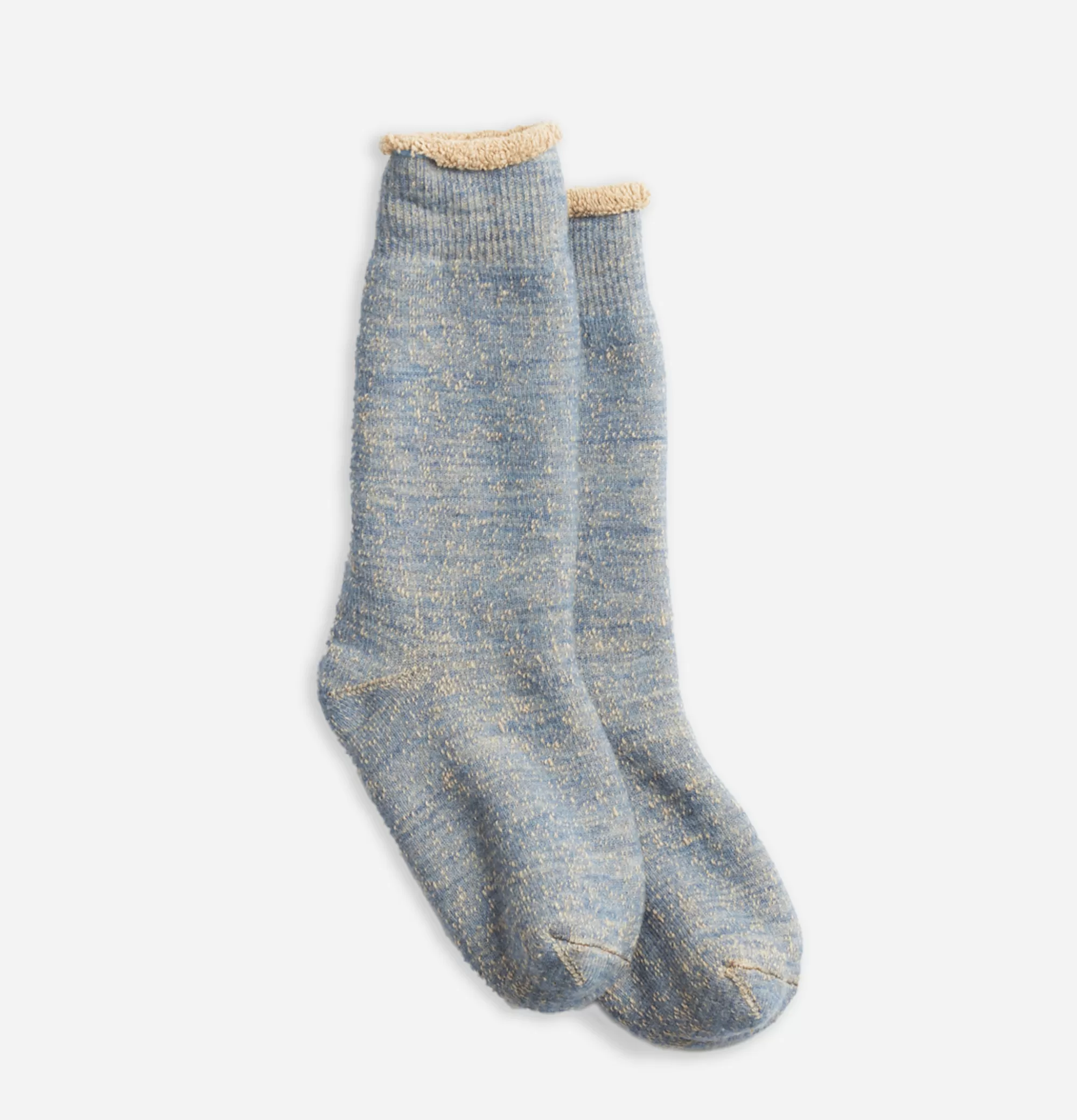 ROTOTO Double Face Bluebrown^Homme Chaussettes