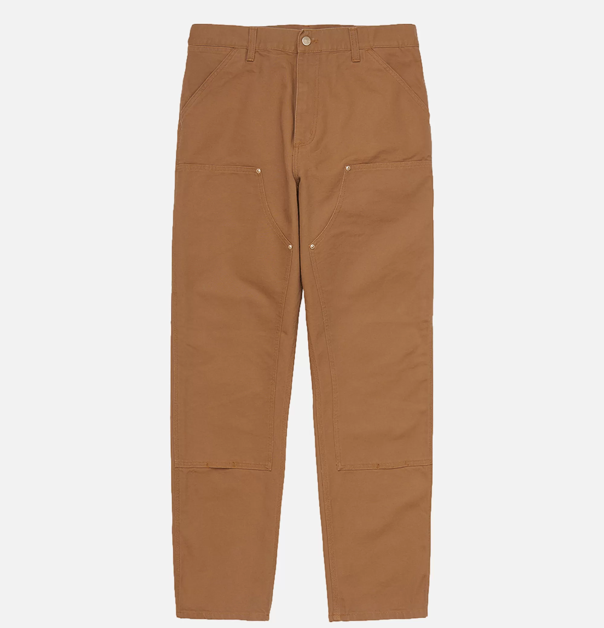 CARHARTT WIP Double Knee Pant Deep H Brown^ Chinos