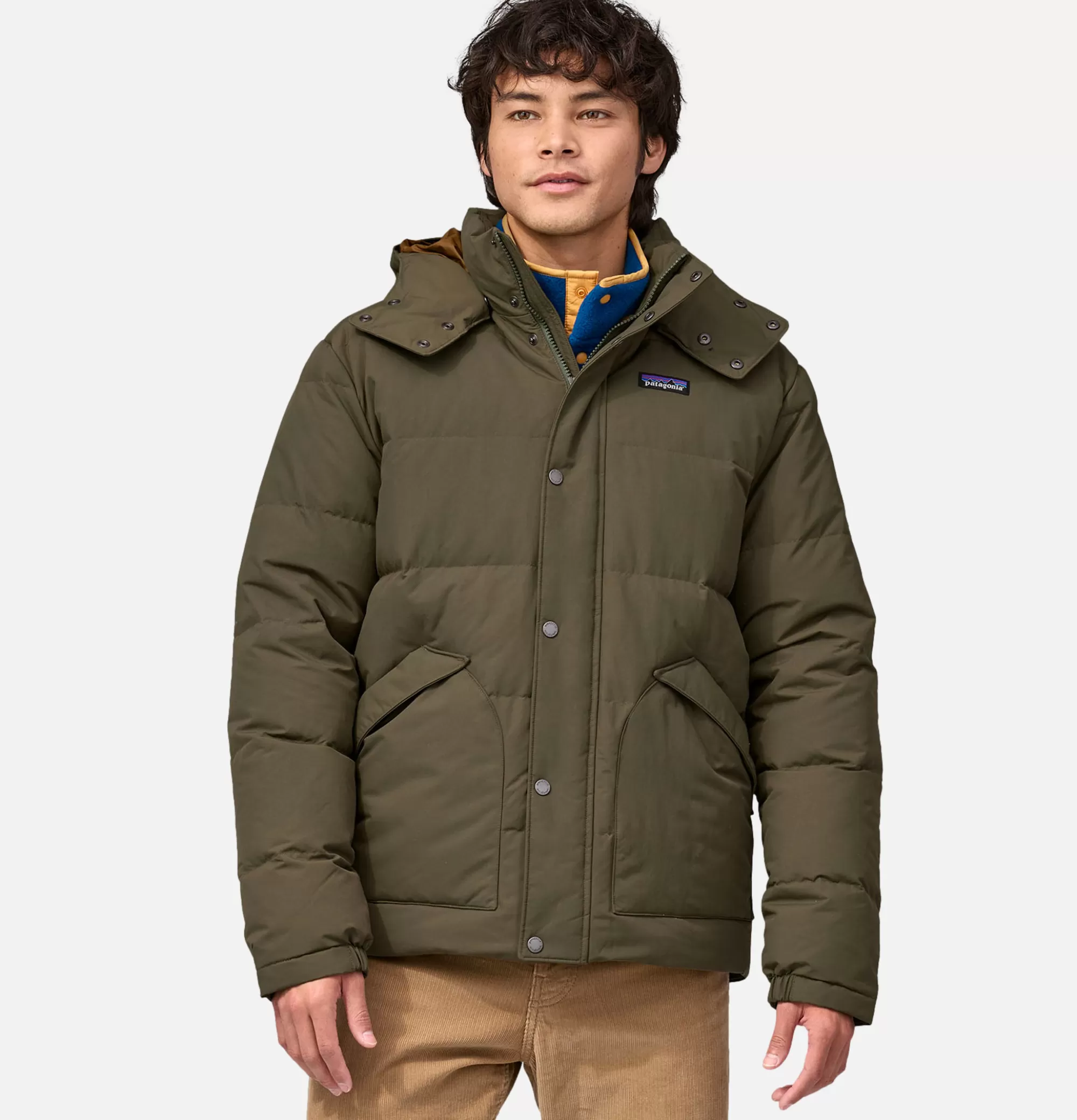 PATAGONIA Downdrift Jacket Basin Green^ Blousons & Manteaux