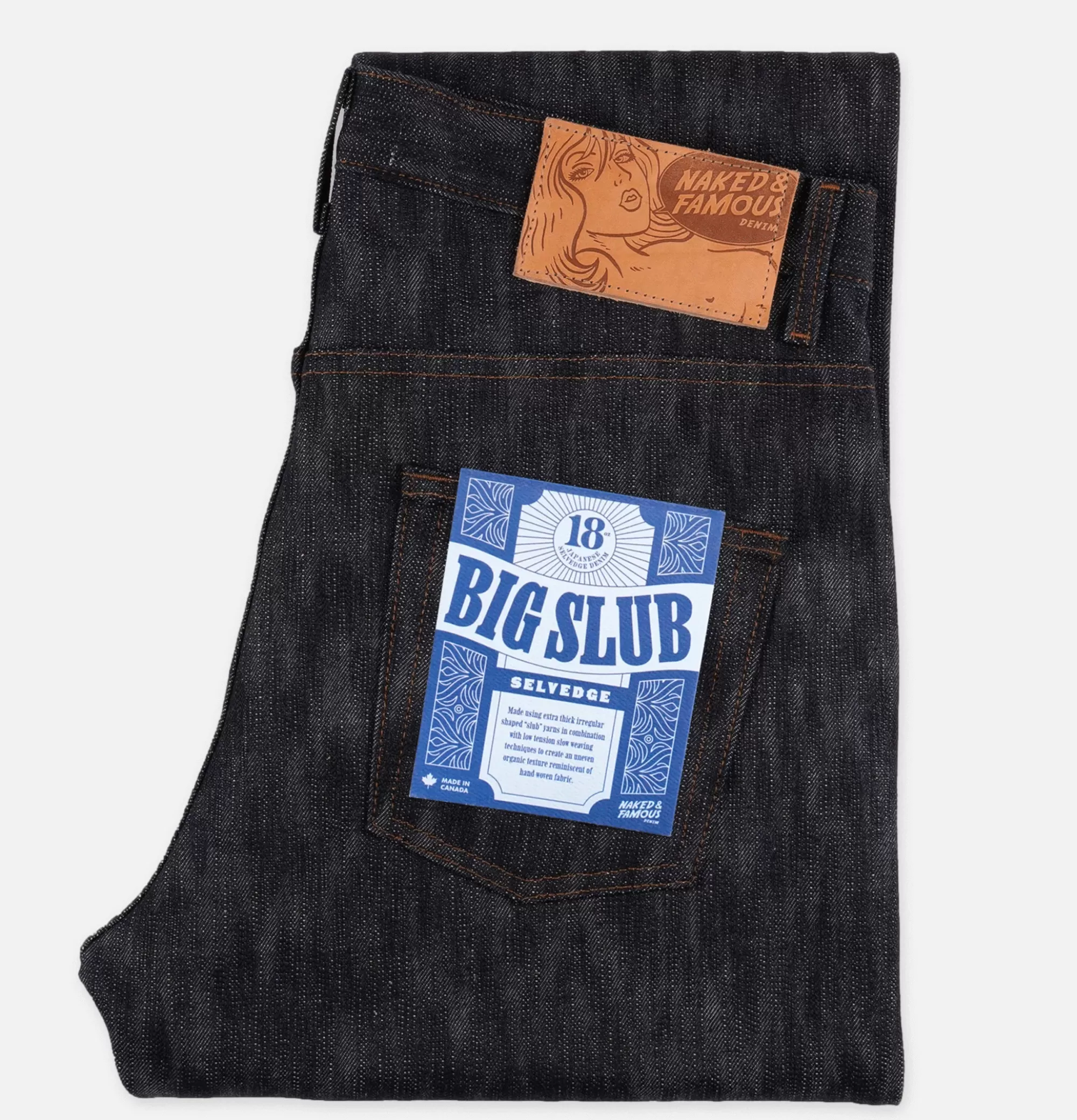 NAKED & FAMOUS Easy Guy Big Slub 18Oz^ Jeans