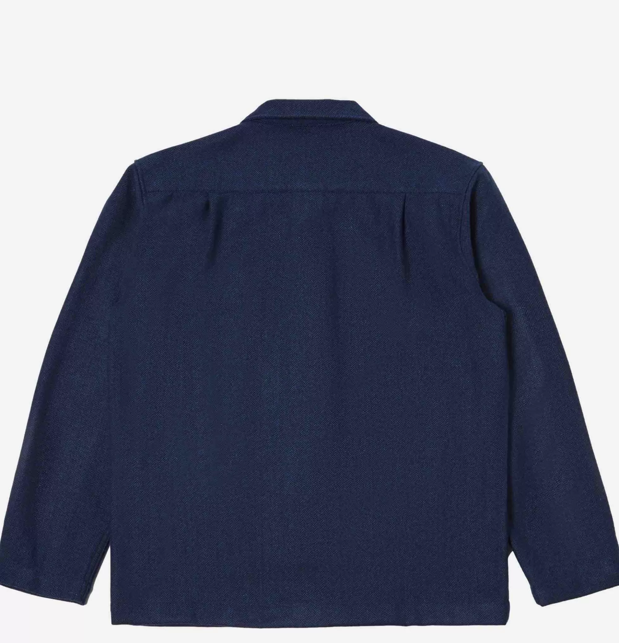 UNIVERSAL WORKS Easy Overshirt Herringbone Navy^ Pulls & Cardigans