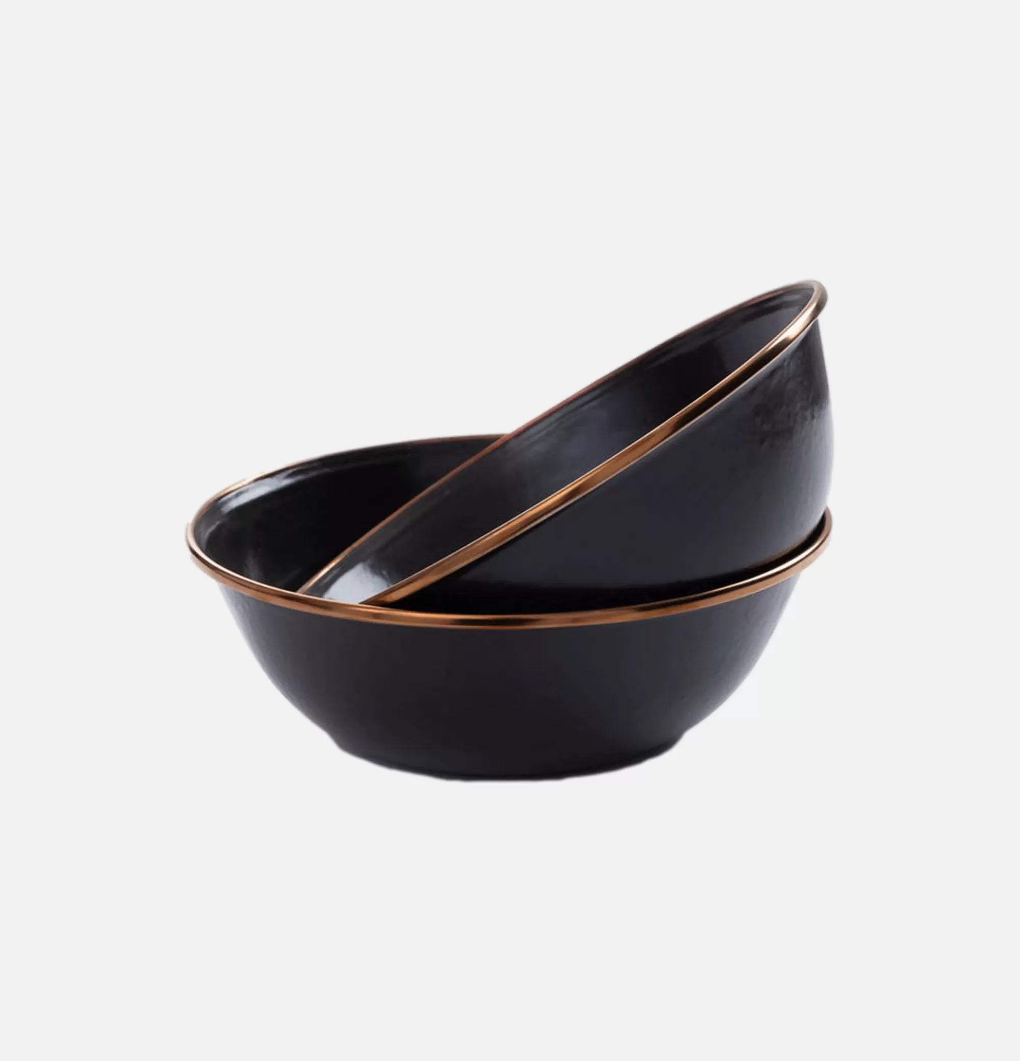 BAREBONES Enamel Bowl Set X 2 Charcoal^Femme Outdoor