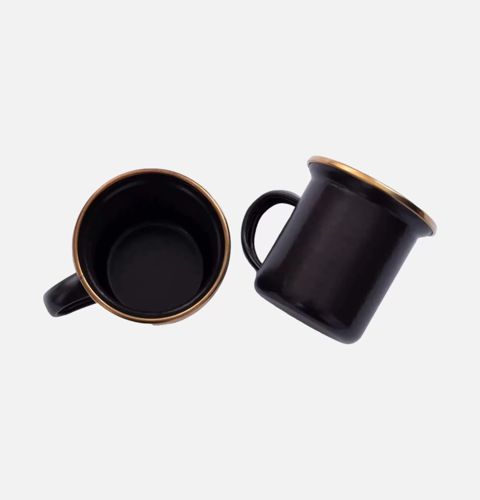 BAREBONES Enamel Cup Set X 2 Charcoal^ Outdoor