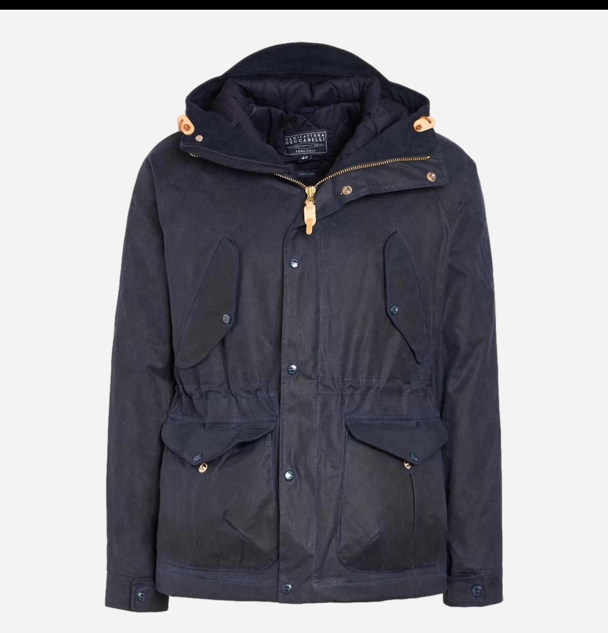 MANIFATTURA CECCARELLI Fisherman Parka Navy^ Blousons & Manteaux