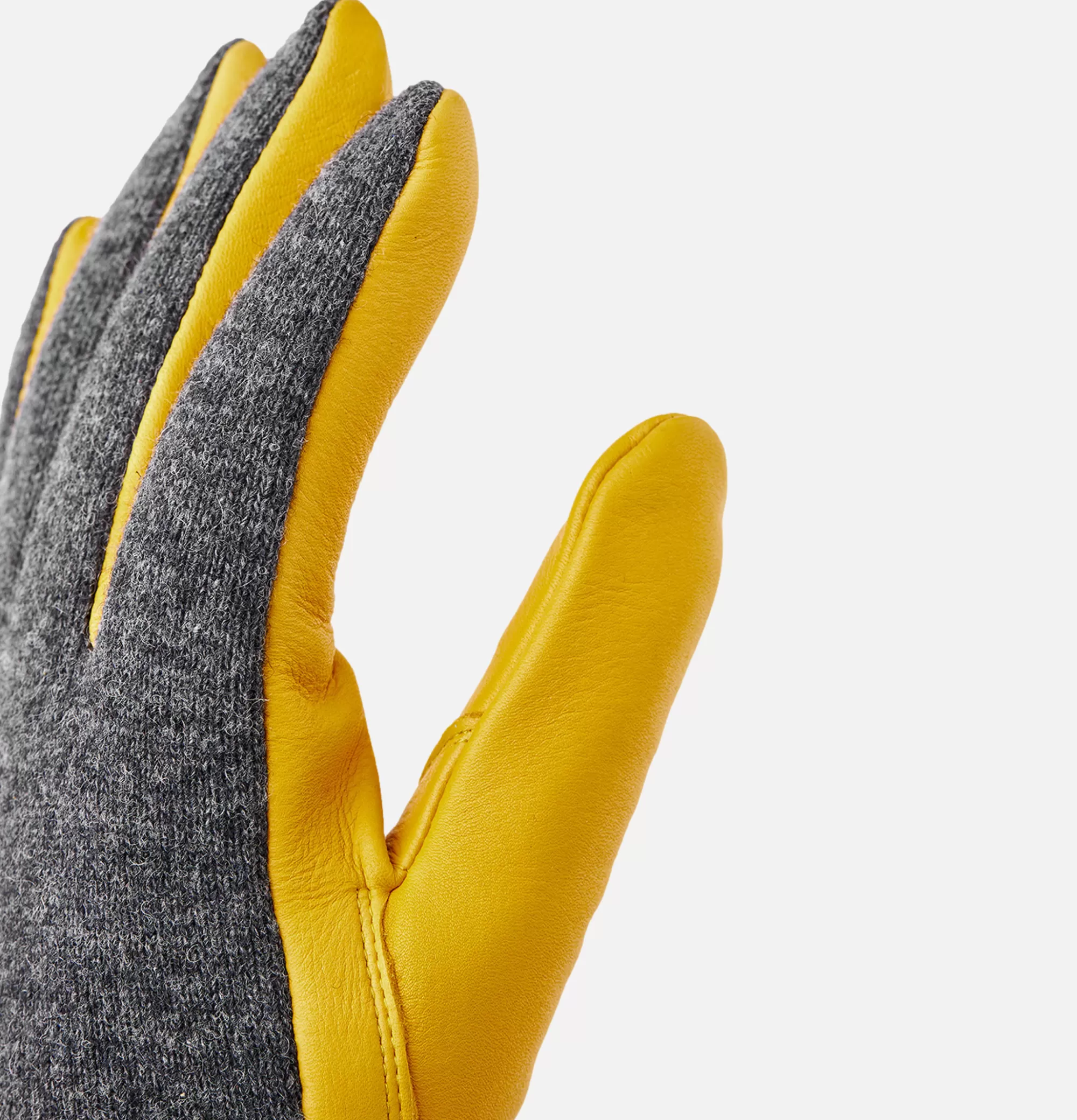 HESTRA Gants Deerskin Wool Tricot Charcoal^ Gants • Bonnets • Echarpes